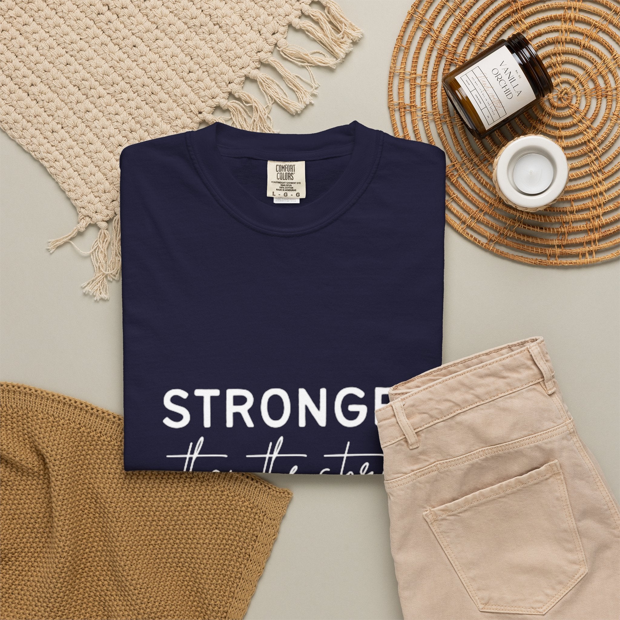 Stronger Than The Storm T-Shirt — Jamaica Lover Inspirational Tee