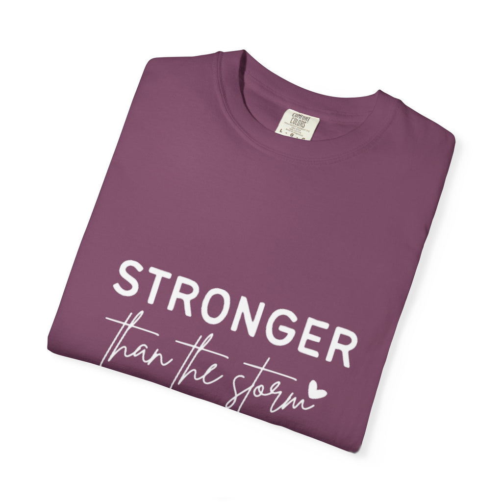 Stronger Than The Storm T-Shirt — Jamaica Lover Inspirational Tee
