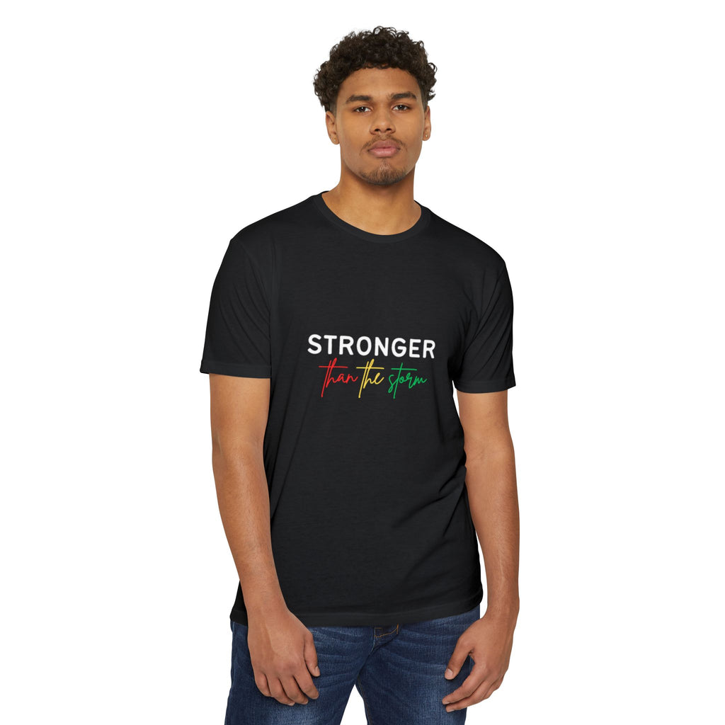 Stronger Than The Storm Tee — Inspirational Resilience Graphic T-Shirt