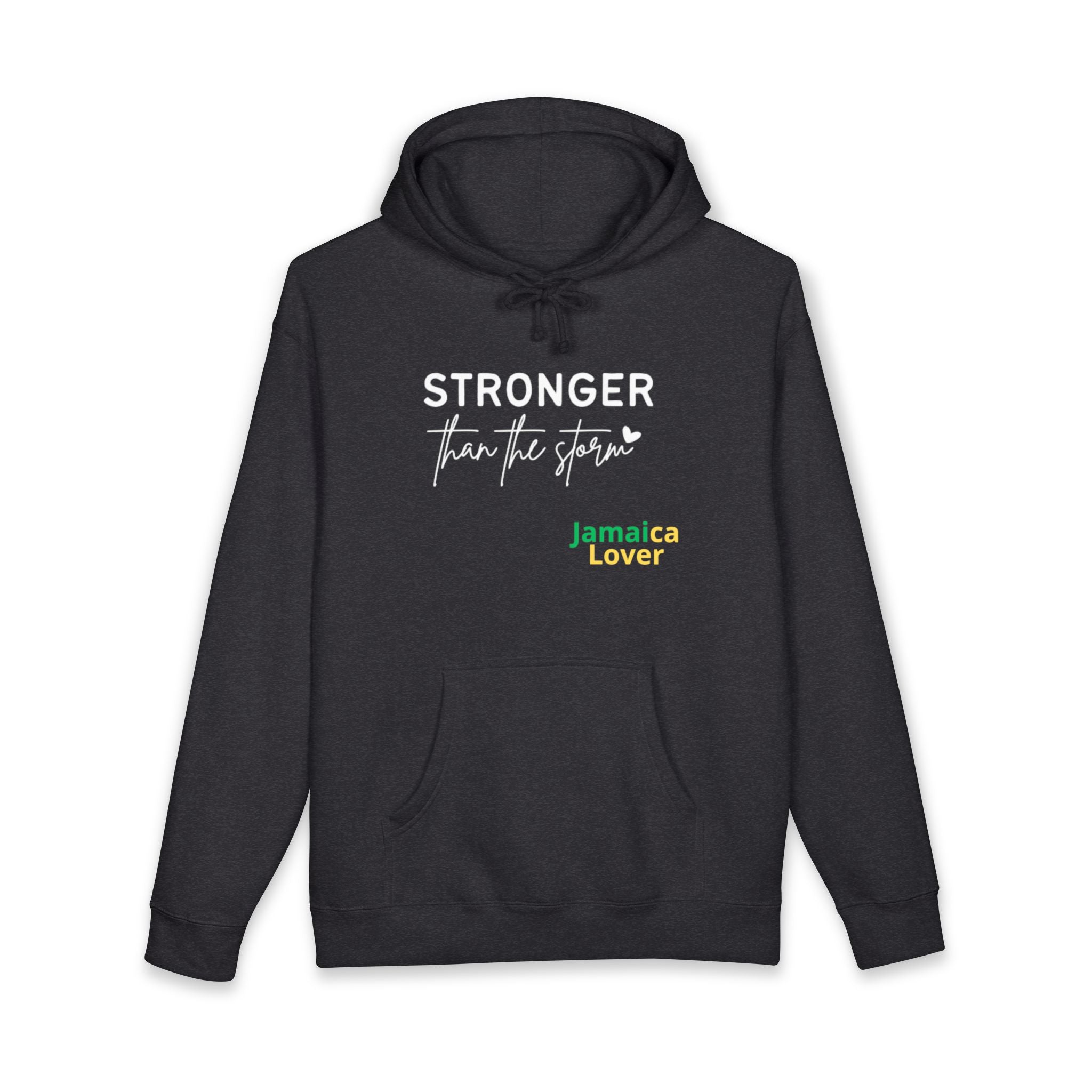 Stronger Than The Storm Hoodie — Jamaica Lover Inspirational Pullover