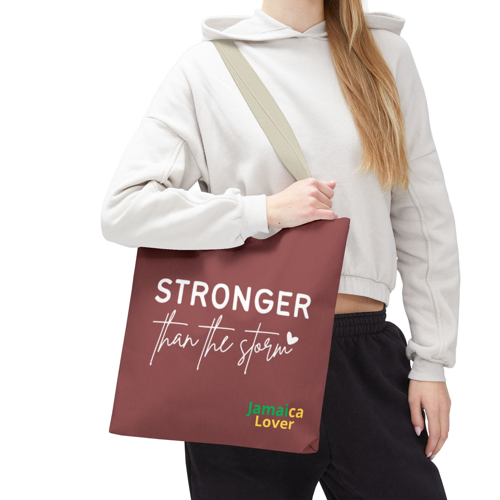Stronger Than The Storm Jamaica Lover Tote Bag