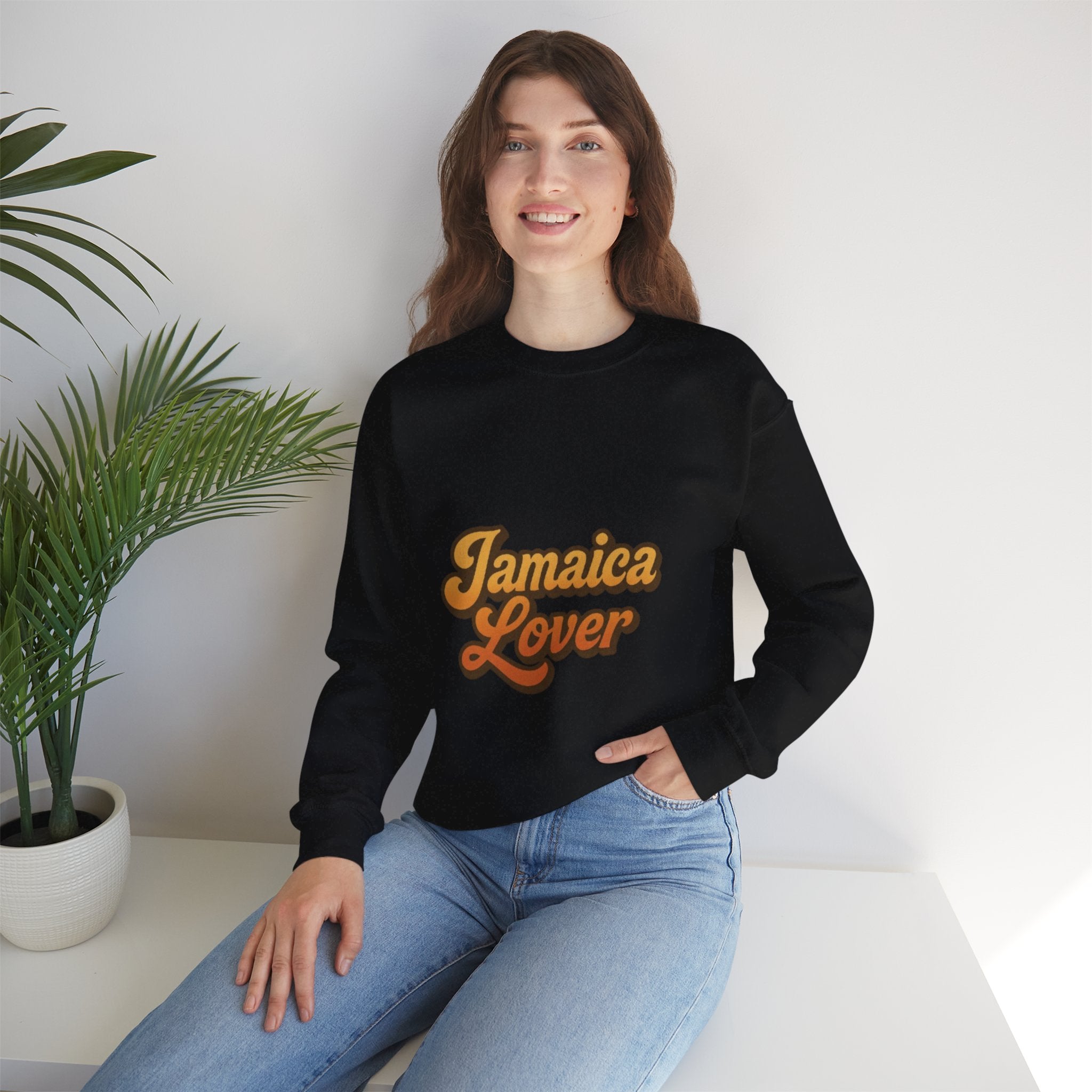 Jamaica Lover Sweatshirt — Retro Tropical Crewneck for Travel & Island Lovers