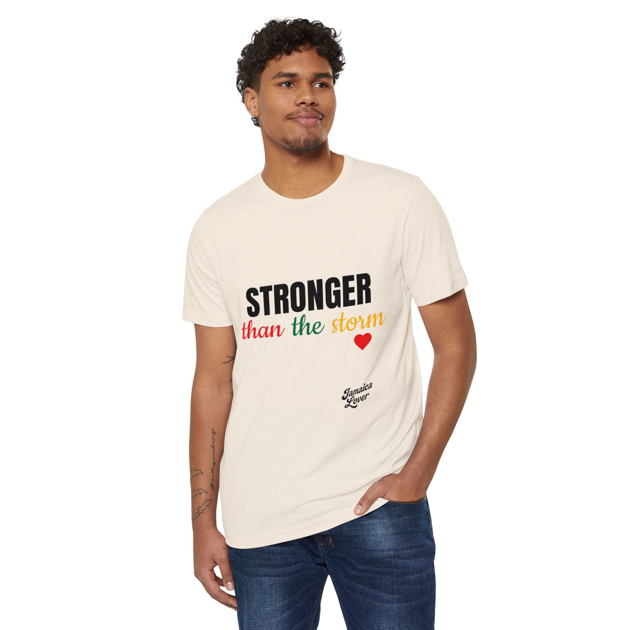 Stronger Than the Storm T-Shirt — Inspirational Graphic Tee