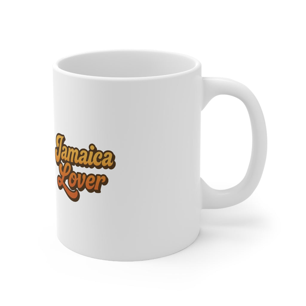 Jamaica Lover Ceramic Mug – Retro Script Coffee Cup (11oz & 15oz)