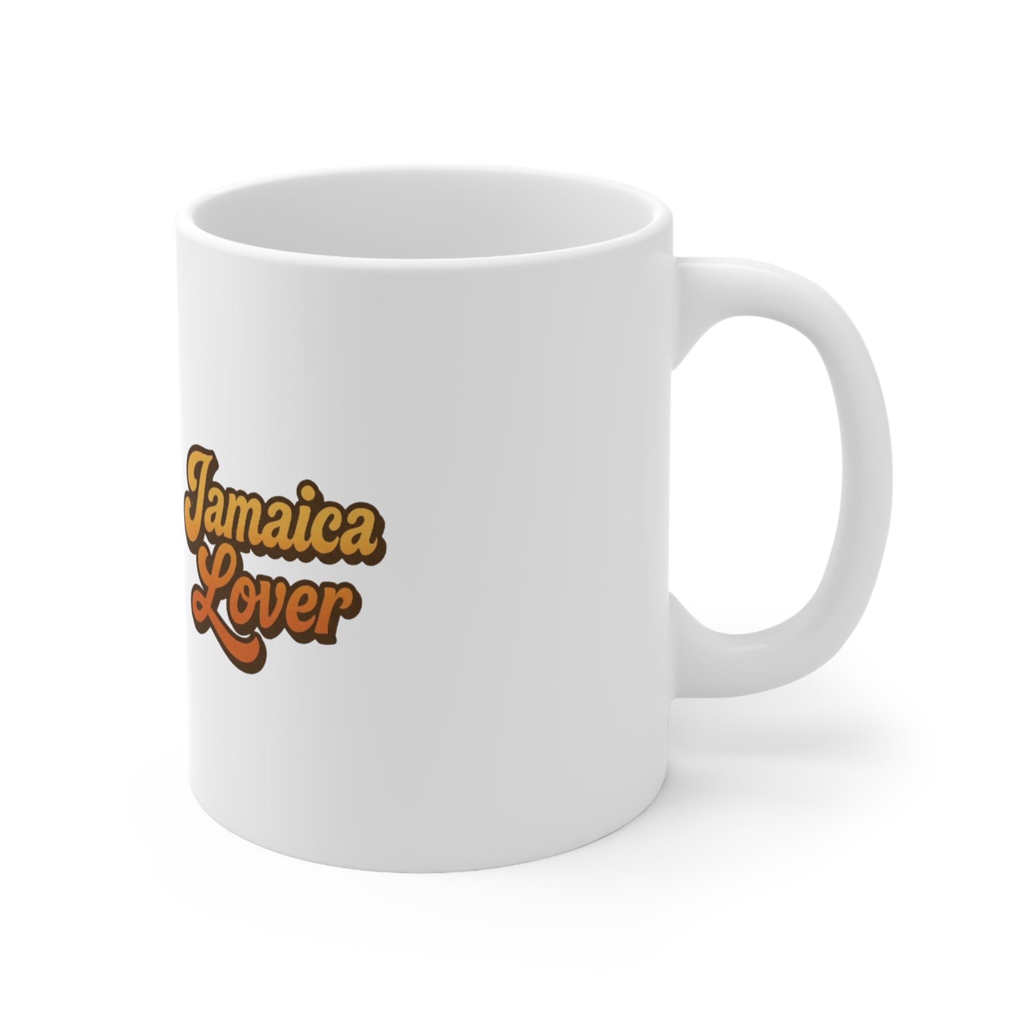 Jamaica Lover Ceramic Mug – Retro Script Coffee Cup (11oz & 15oz)