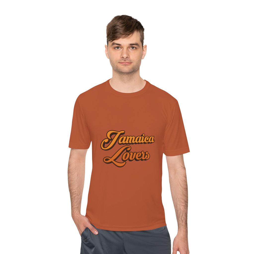 Jamaica Lovers Unisex Moisture Wicking Tee, Cool Summer Wear, Beach Shirt, Vacation Gear, Travel Apparel, Gift for Friends