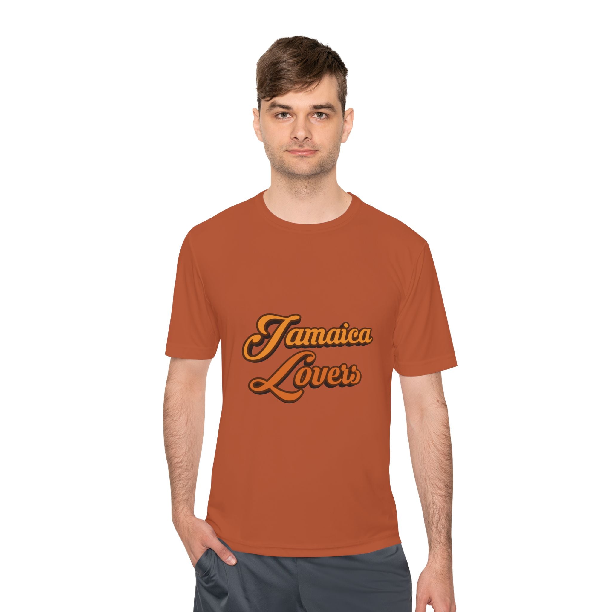 Jamaica Lovers Unisex Moisture Wicking Tee, Cool Summer Wear, Beach Shirt, Vacation Gear, Travel Apparel, Gift for Friends