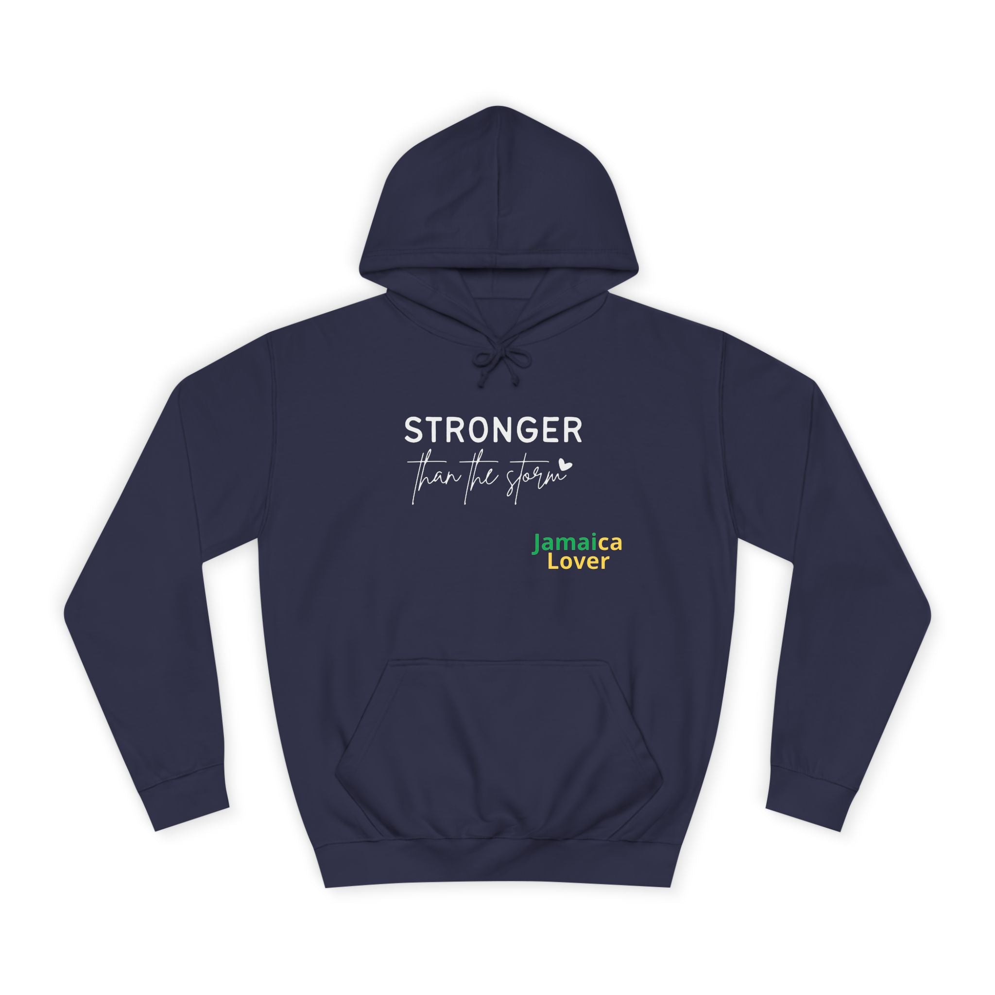 Stronger Jamaica Lover Hoodie — Inspirational College-Style Pullover