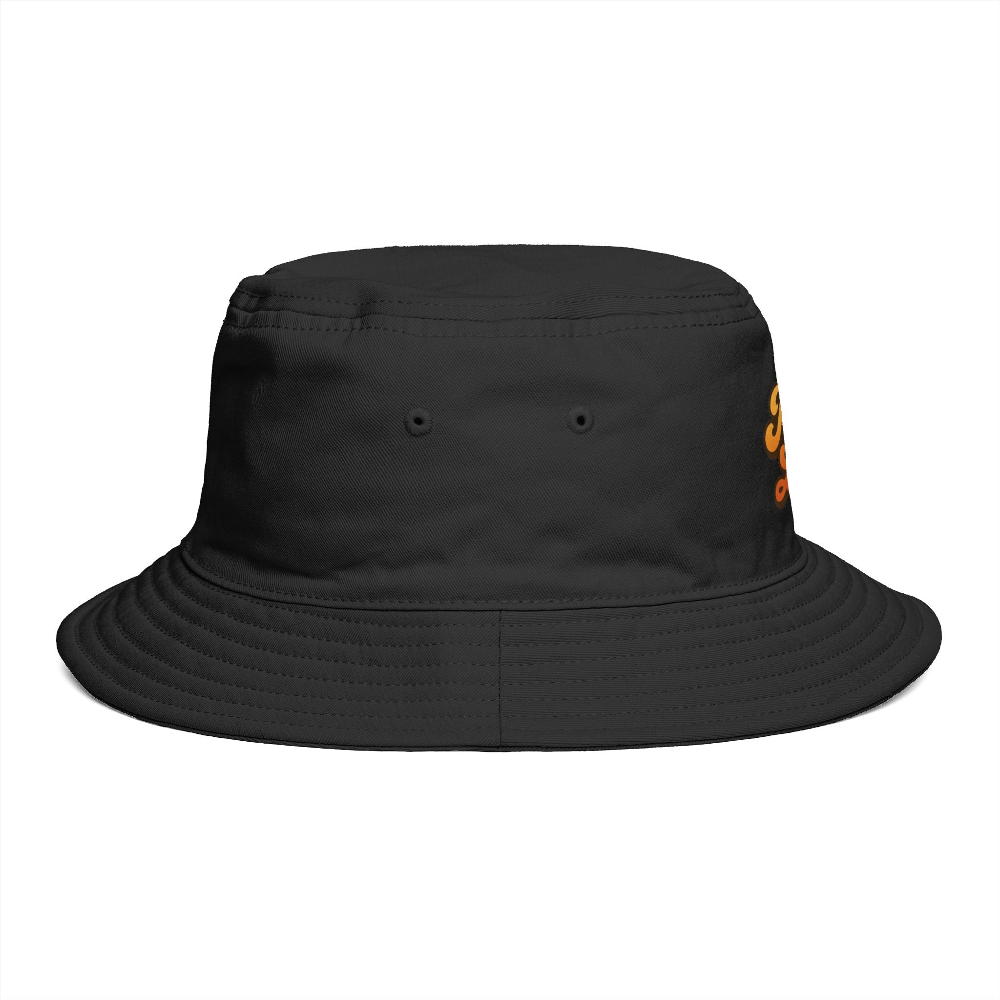 Jamaica Lover Bucket Hat — Retro Script Travel & Festival Sun Hat