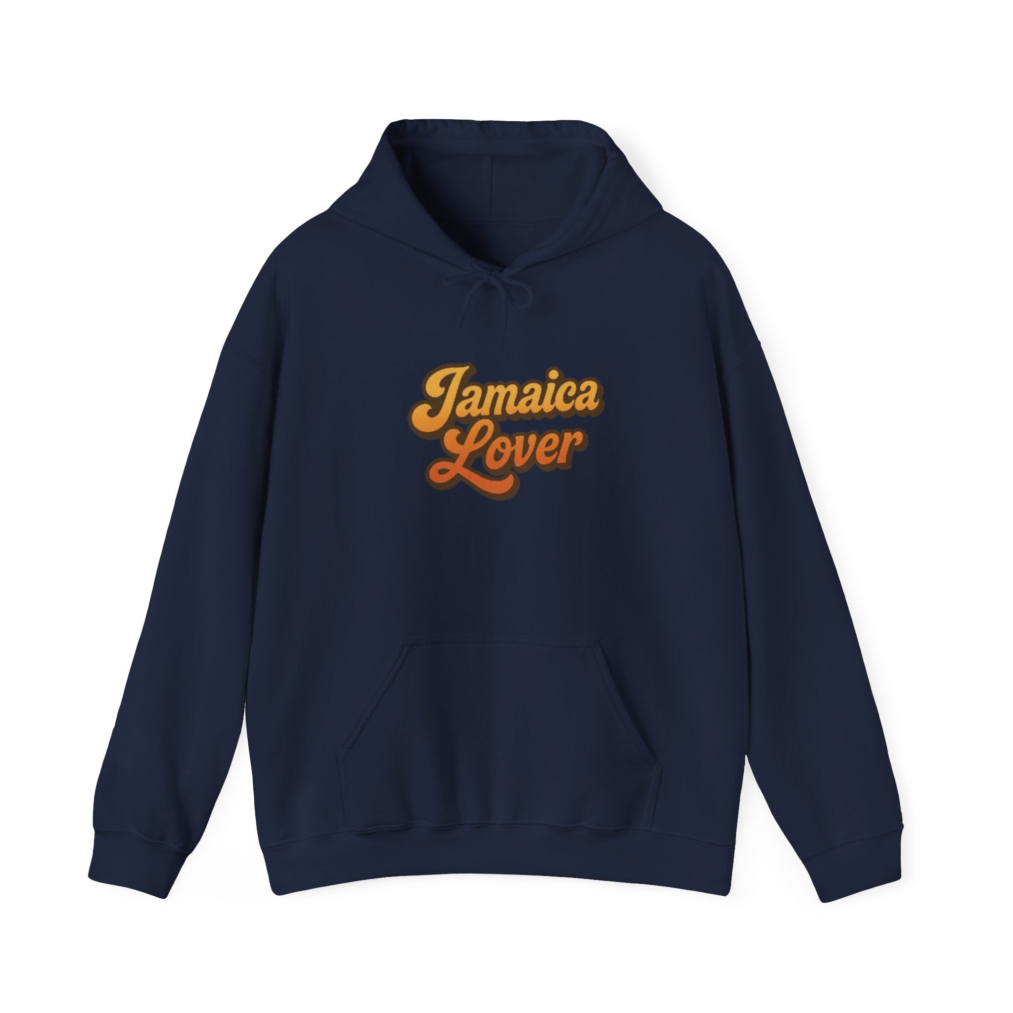 Jamaica Lover Hoodie — Retro Script Pullover for Jamaica Fans