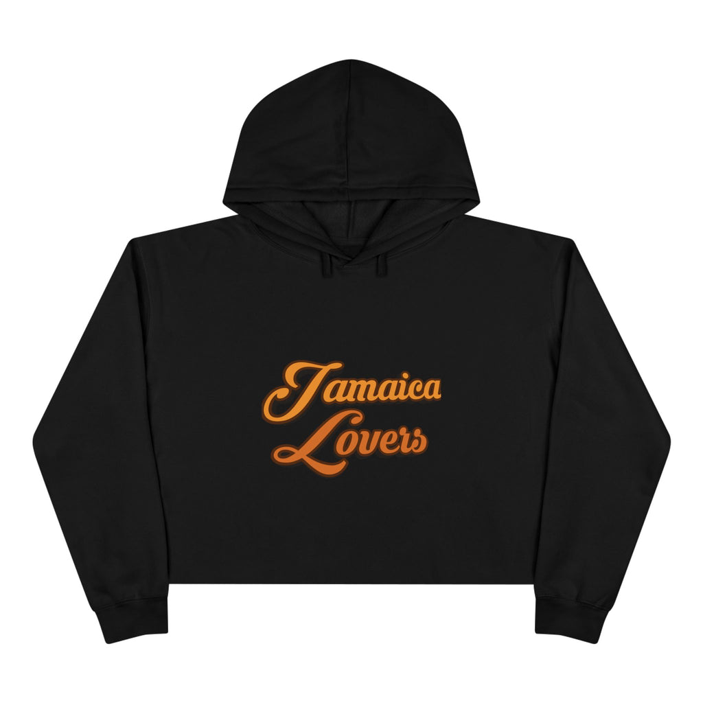 Jamaica Lovers Crop Hoodie - Vintage Style Sweatshirt, Perfect for Summer Festivals, Beach Days, Travel, Gifts for Him and Her