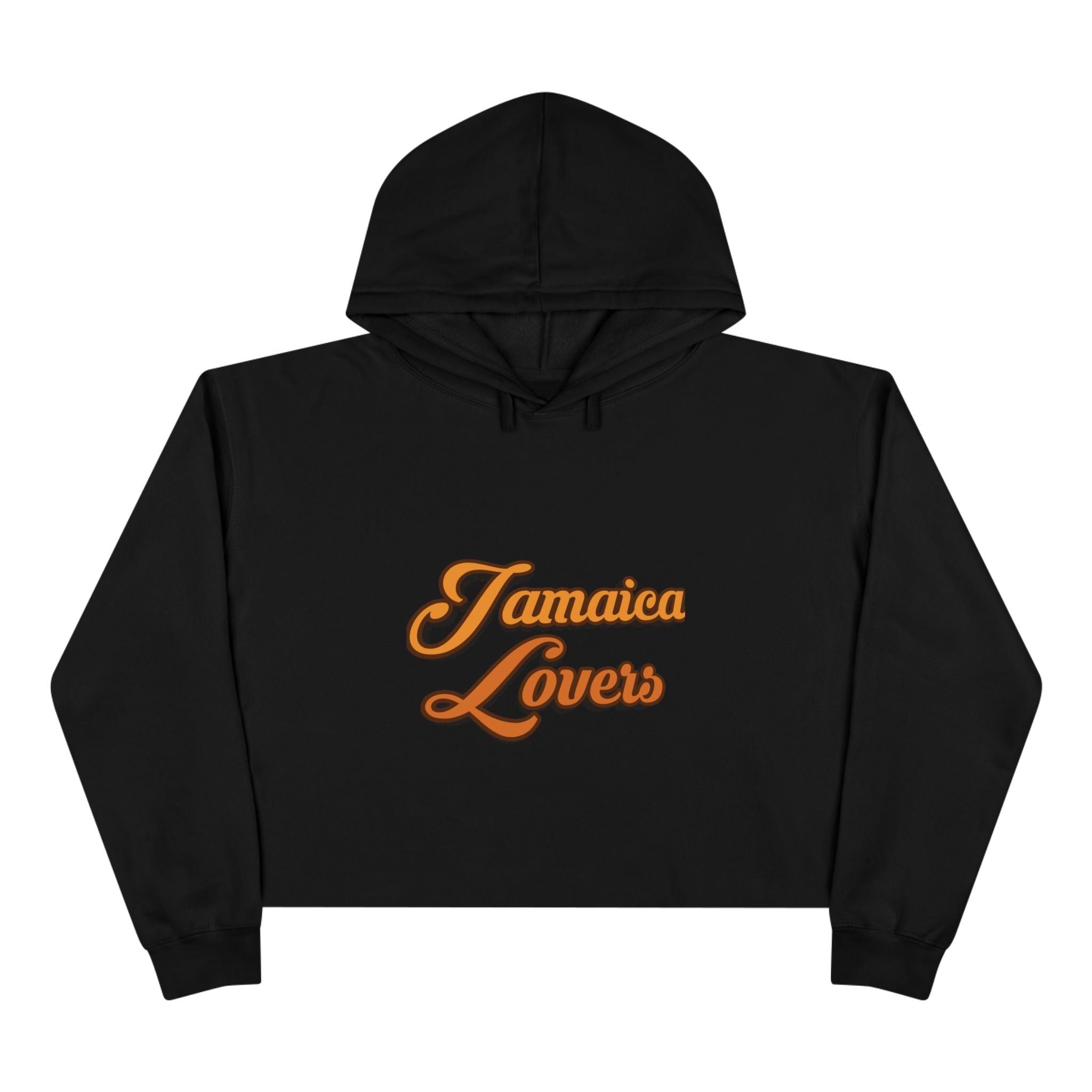 Jamaica Lovers Crop Hoodie - Vintage Style Sweatshirt, Perfect for Summer Festivals, Beach Days, Travel, Gifts for Him and Her
