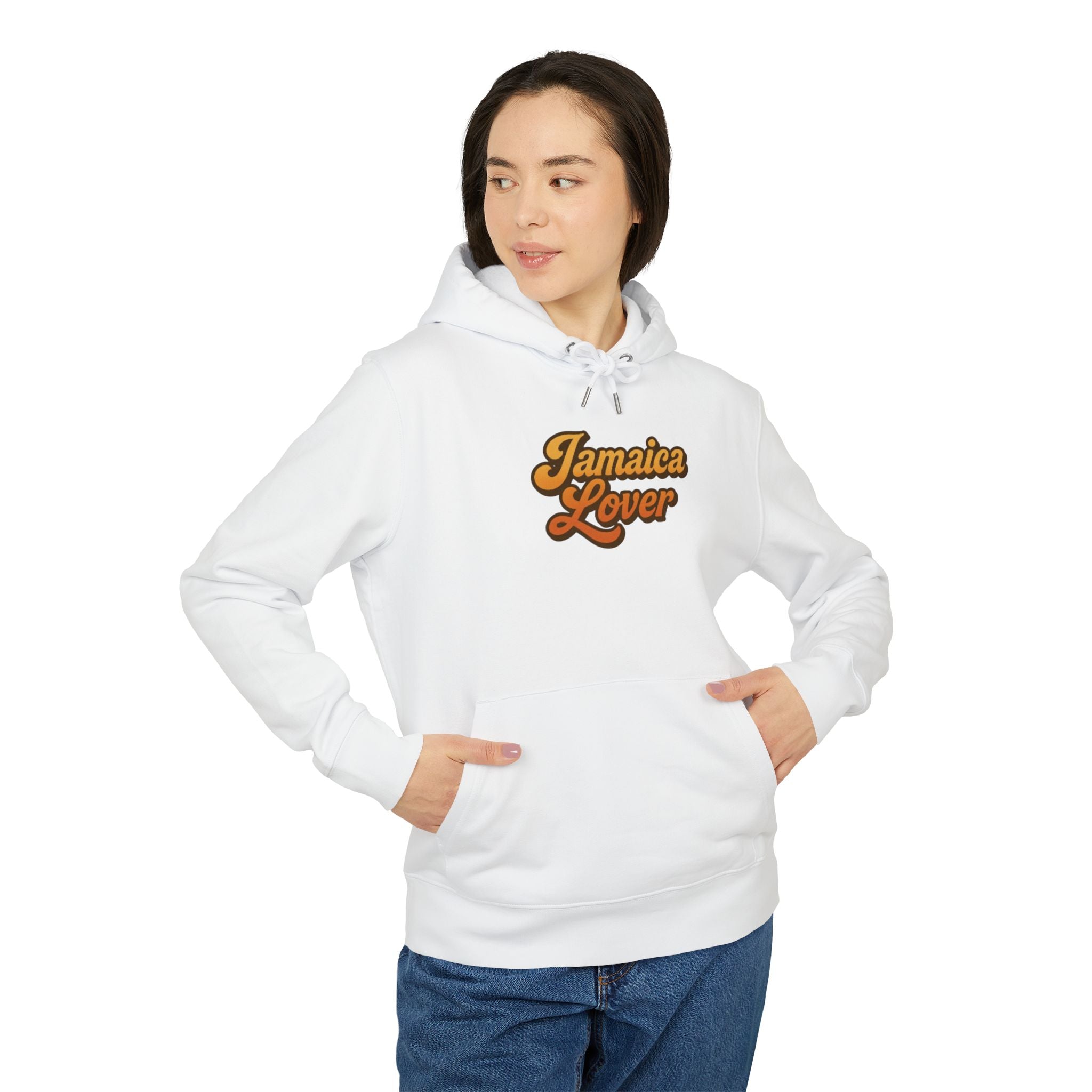 Jamaica Lover Hoodie — Retro Script Design