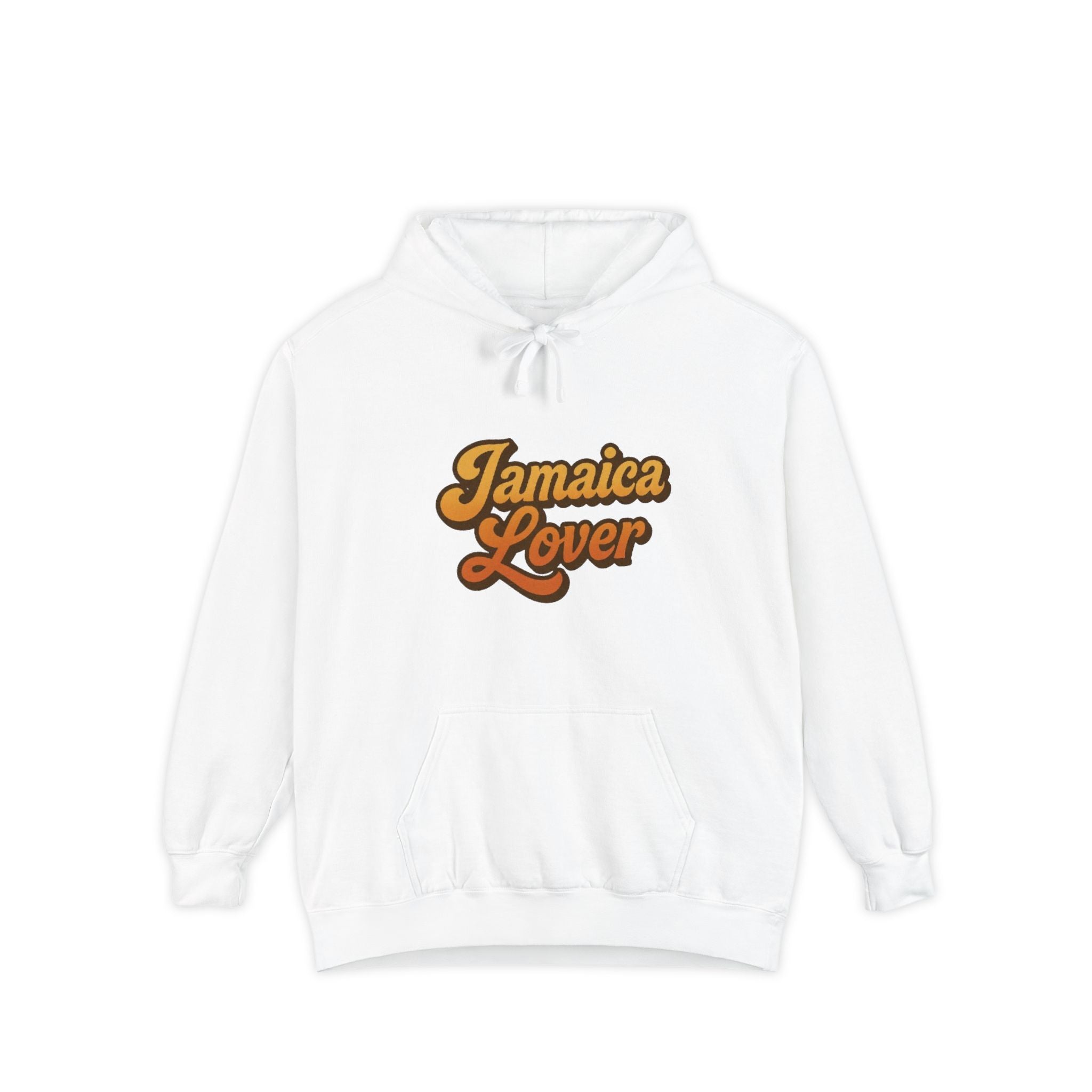 Jamaica Lover Hooded Sweatshirt – Retro Script Travel Hoodie