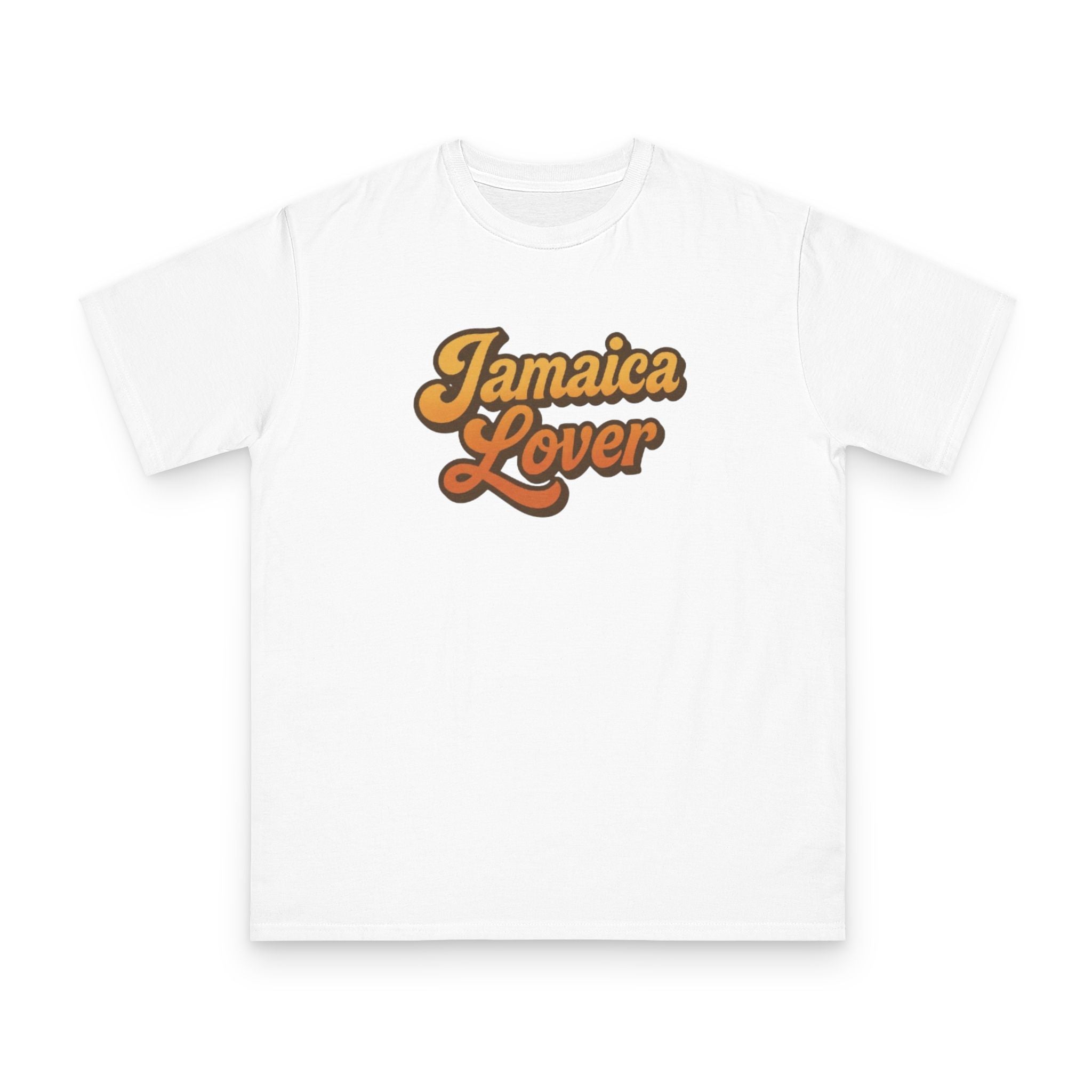 Jamaica Lover T-Shirt — Retro Script Island Vacation Tee