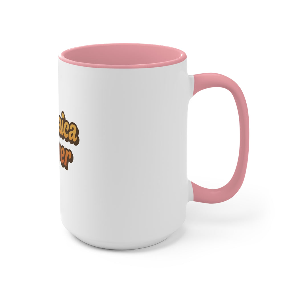 Jamaica Lovers Accent Mug - Perfect Gift for Coffee Enthusiasts, Beach Lovers, Travel Collectors, Birthday Celebrations, Summer Vibes