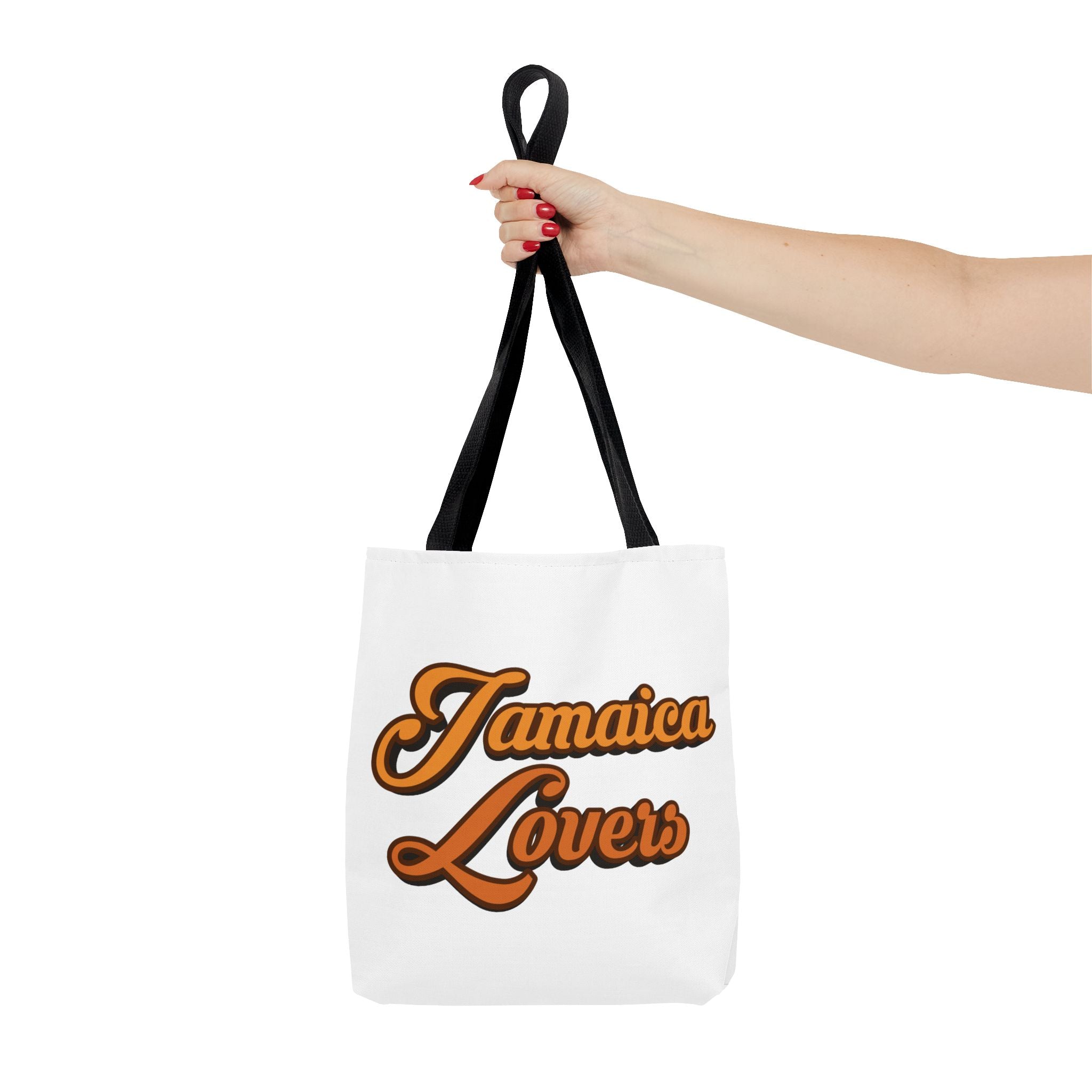 Jamaica Lovers Tote Bag - Stylish AOP Carryall for Beach Days, Travel, Gift Ideas, Festivals, Eco-Friendly Fashion