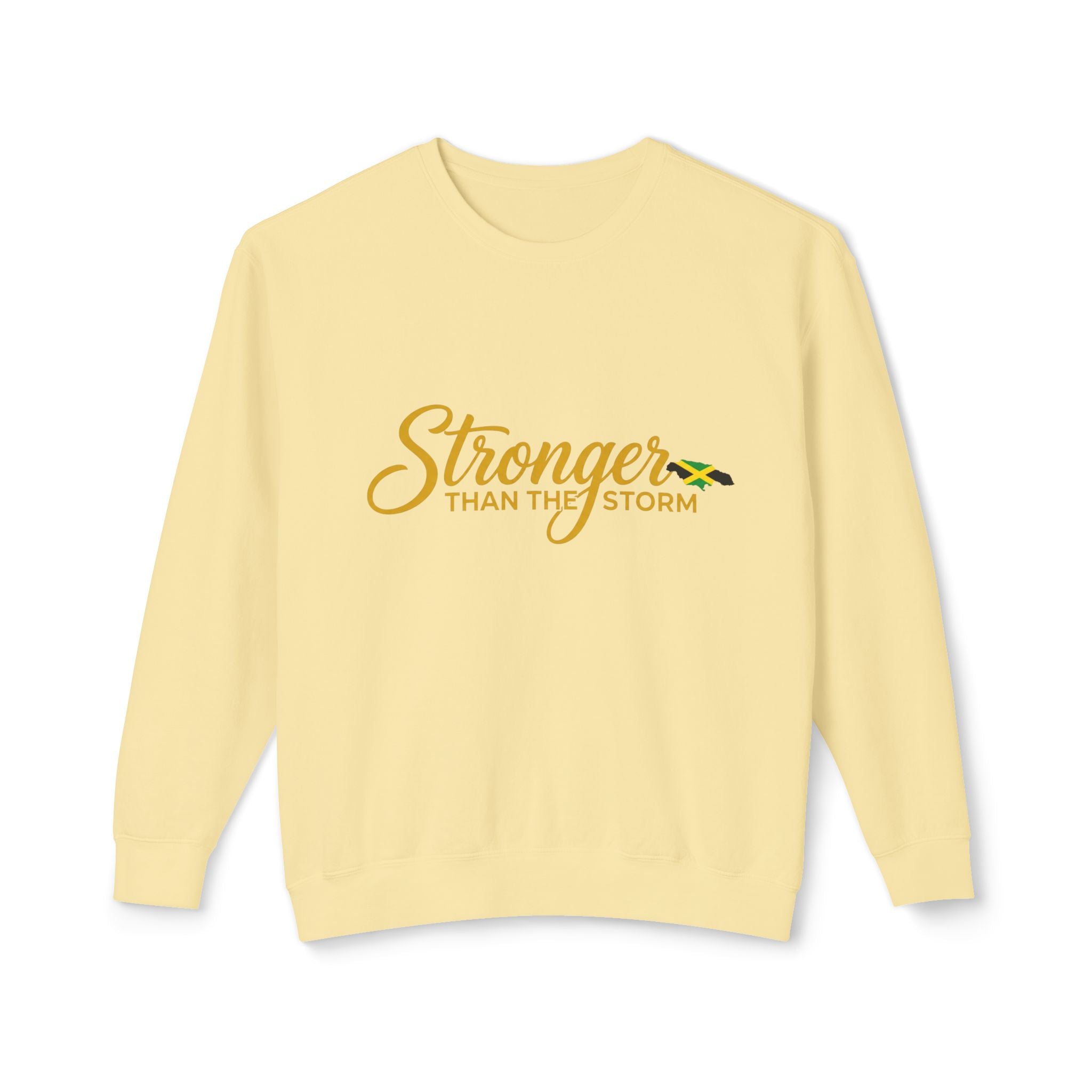 Stronger Than The Storm Sweatshirt — Inspirational Crewneck