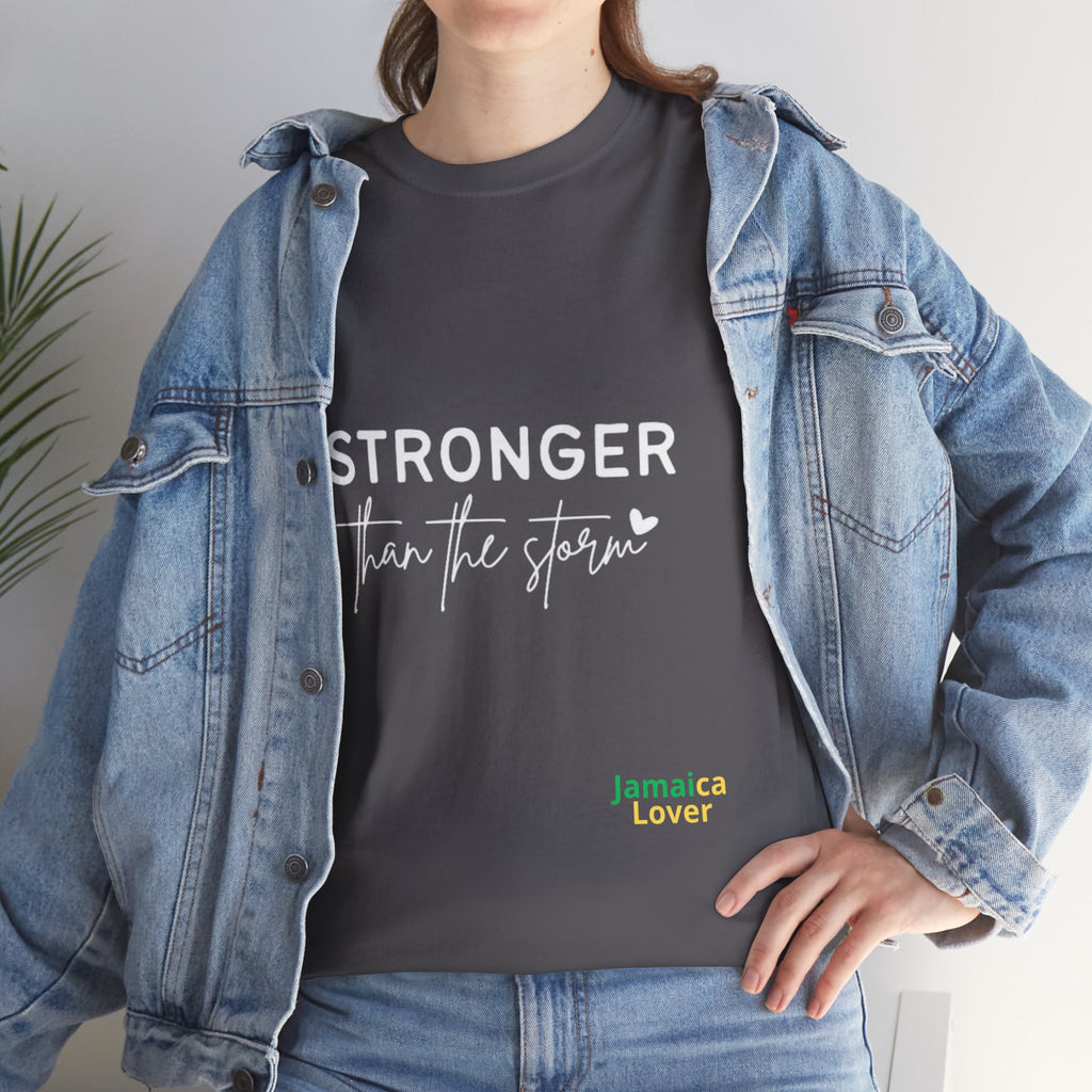 Stronger Than The Storm Tee — Inspirational Motivational T‑Shirt
