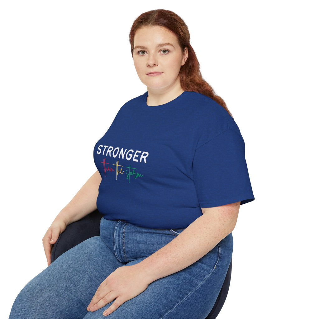 Stronger Than The Storm T-Shirt — Resilience Motivational Tee