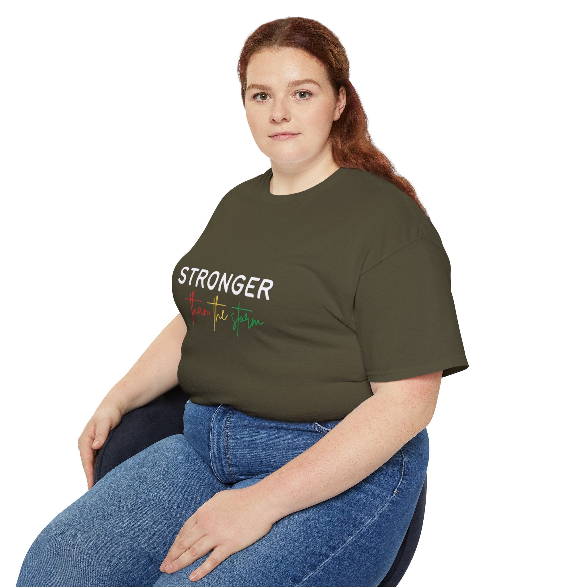 Stronger Than The Storm T-Shirt — Resilience Motivational Tee