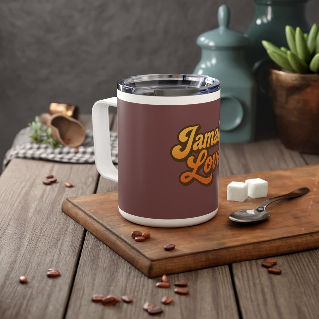 Jamaica Lover Insulated Coffee Mug — 10oz Retro Travel Tumbler