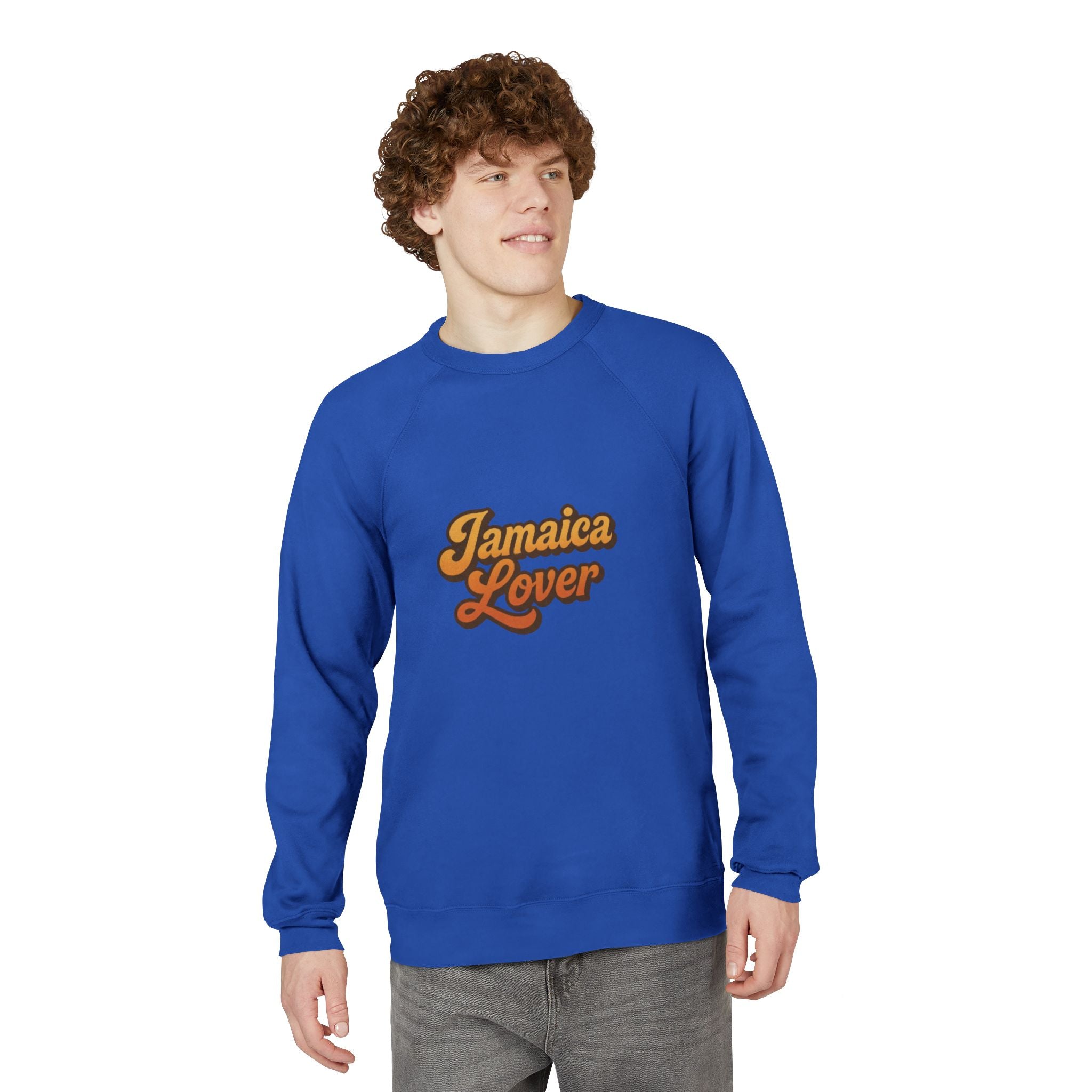 Jamaica Lover Sweatshirt - Retro Script Travel & Island Vibe Pullover