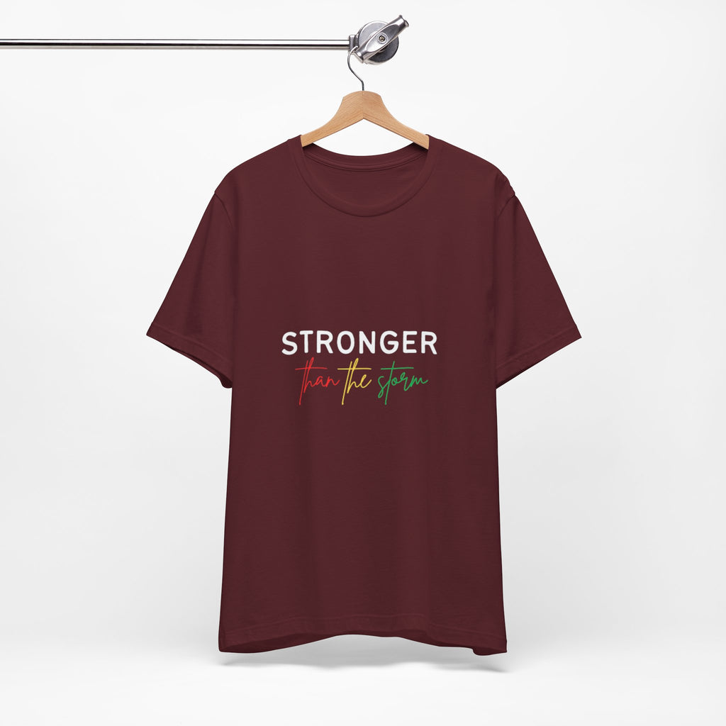 Stronger Than The Storm T‑Shirt — Inspirational Resilience Tee