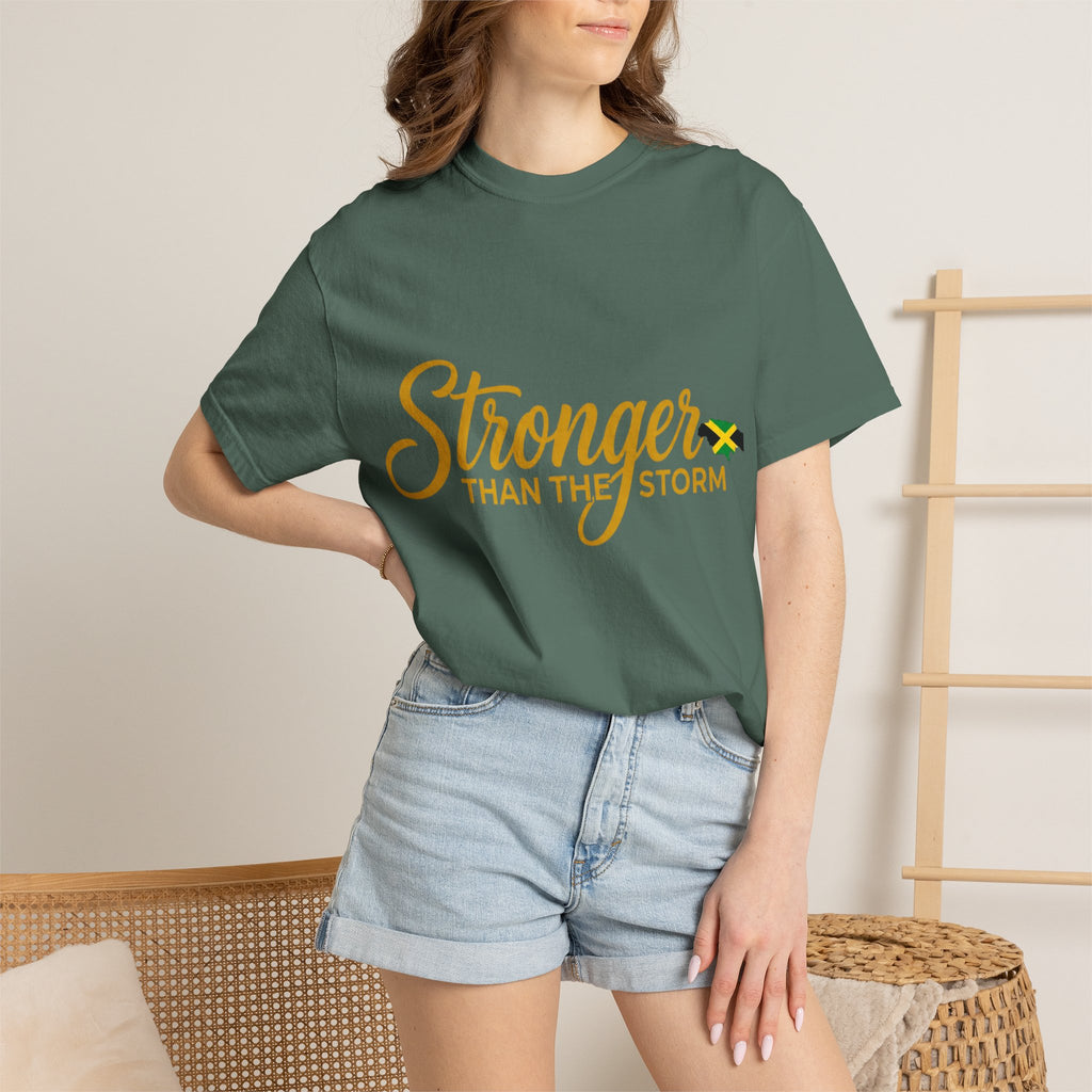 Stronger Than The Storm T-Shirt — Jamaica Resilience Tee