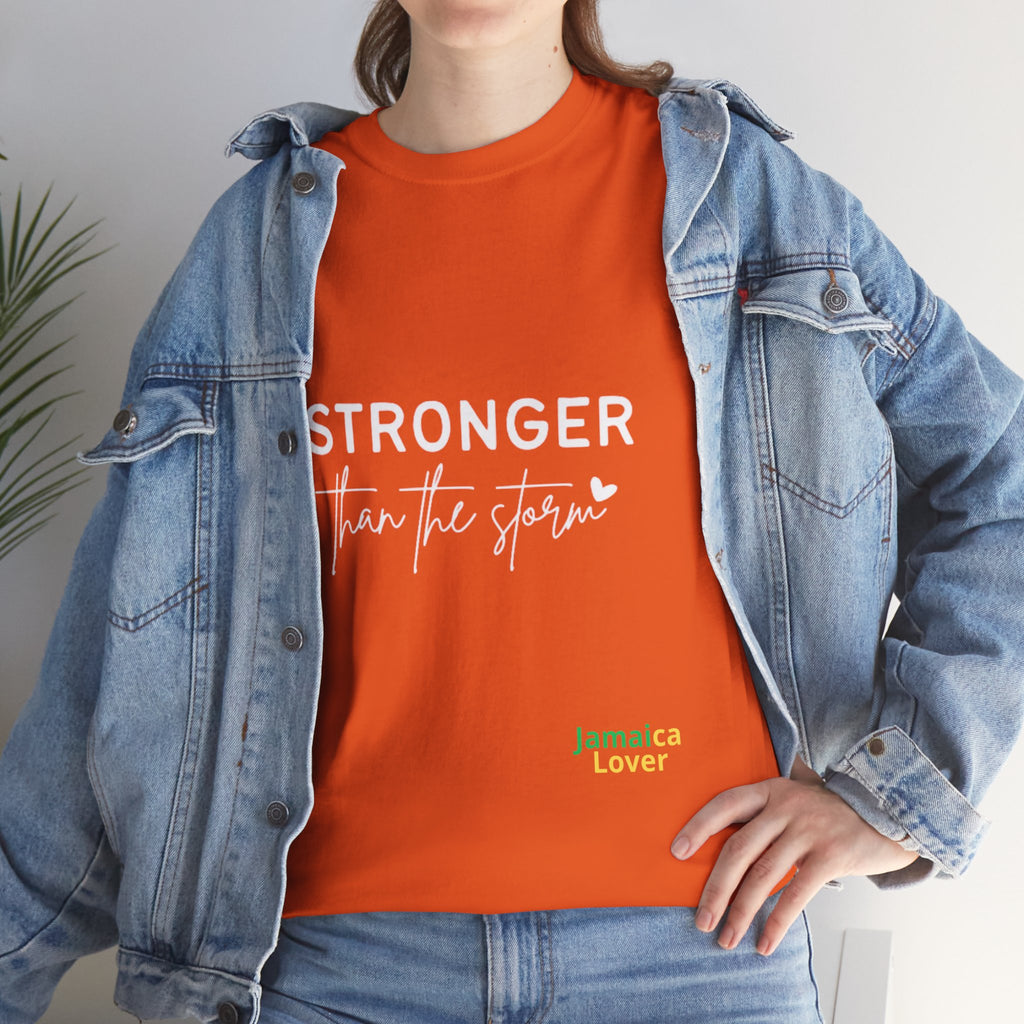 Stronger Than The Storm Tee — Inspirational Motivational T‑Shirt