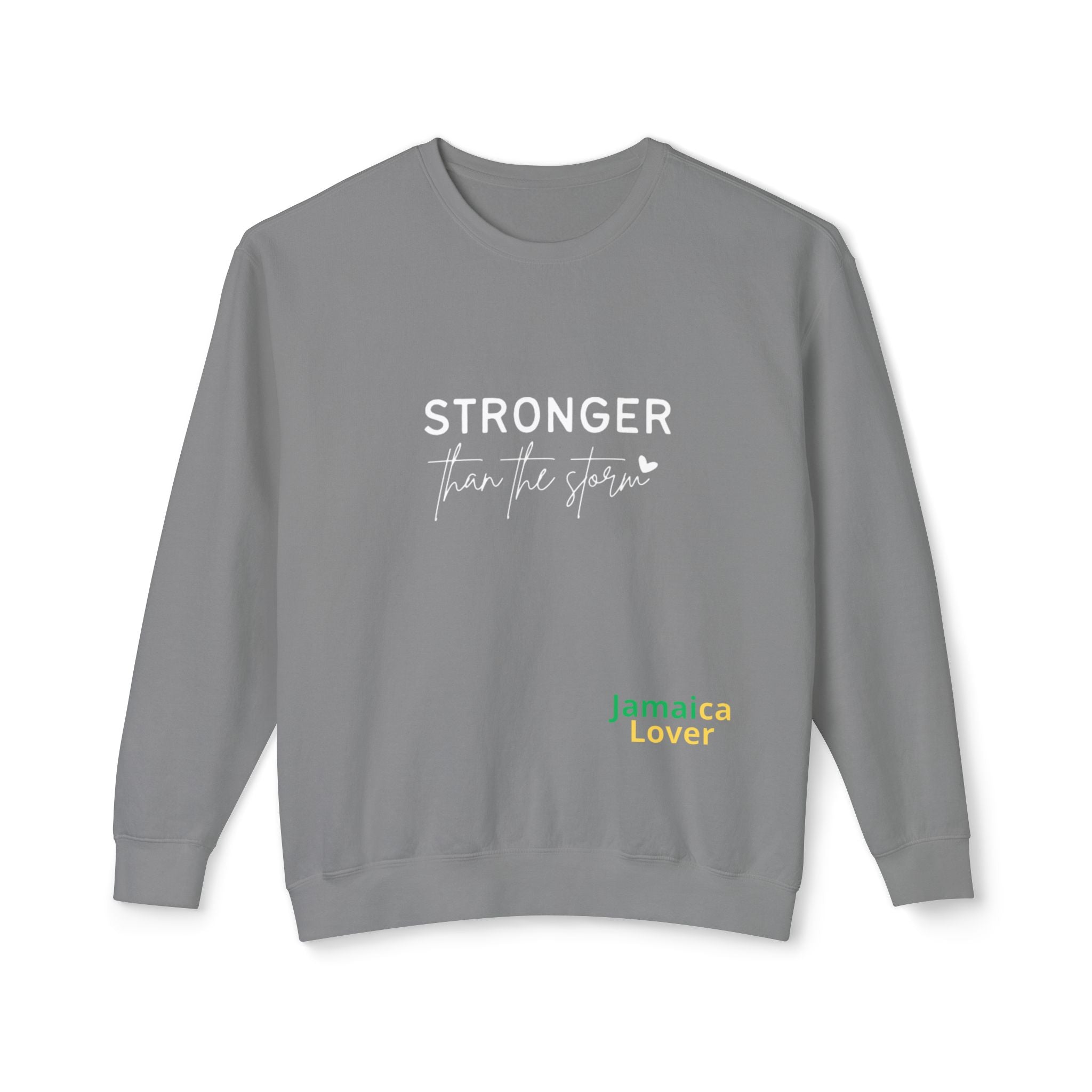 Stronger Than You Crewneck Sweatshirt — Inspirational Lightweight Pullover