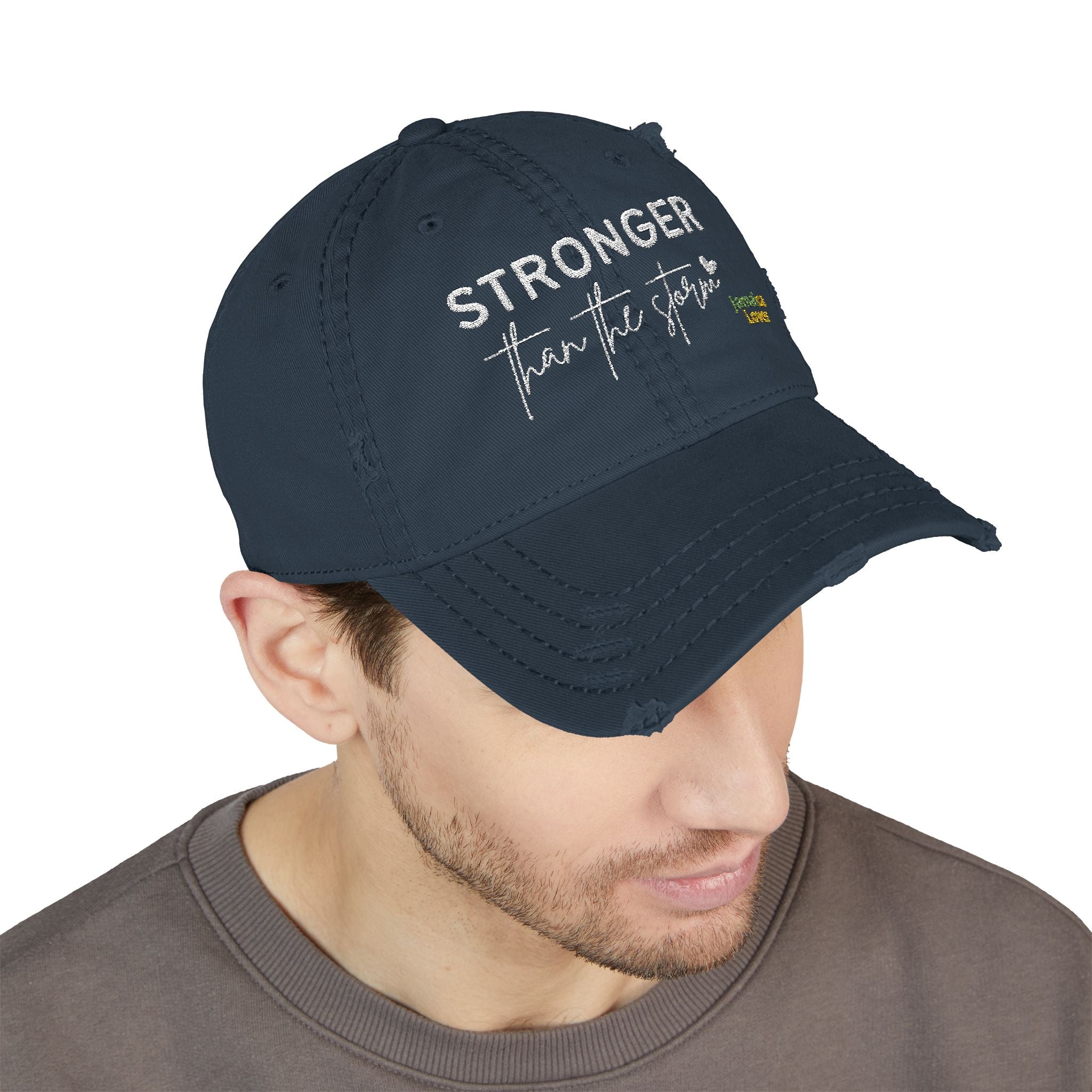 Distressed Dad Hat (Embroidery)