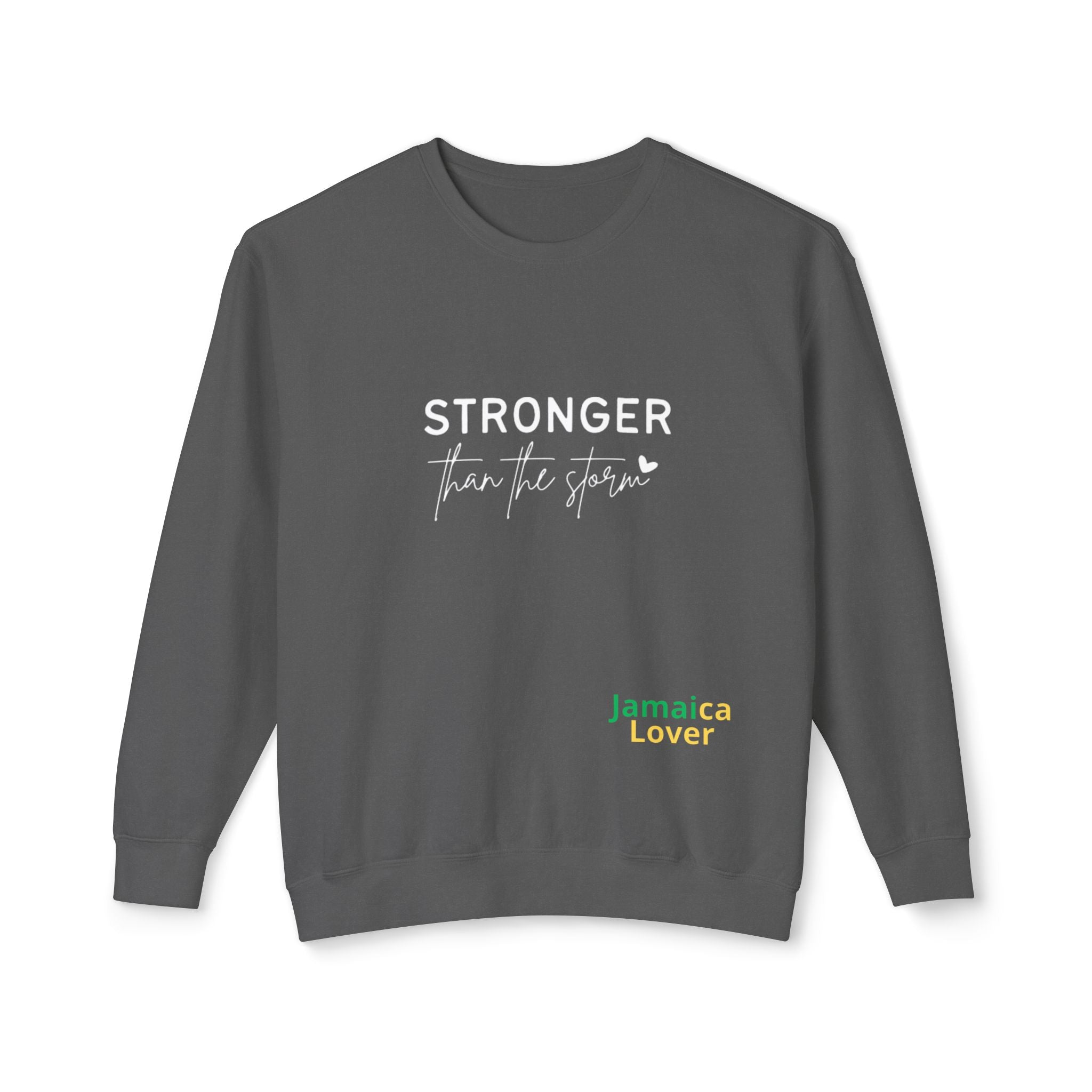 Stronger Than You Crewneck Sweatshirt — Inspirational Lightweight Pullover