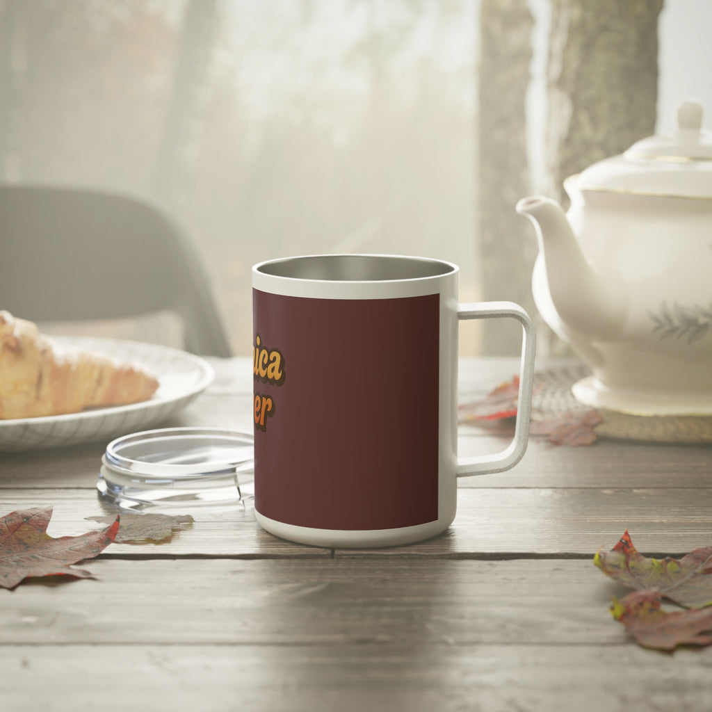 Jamaica Lover Insulated Coffee Mug — 10oz Retro Travel Tumbler