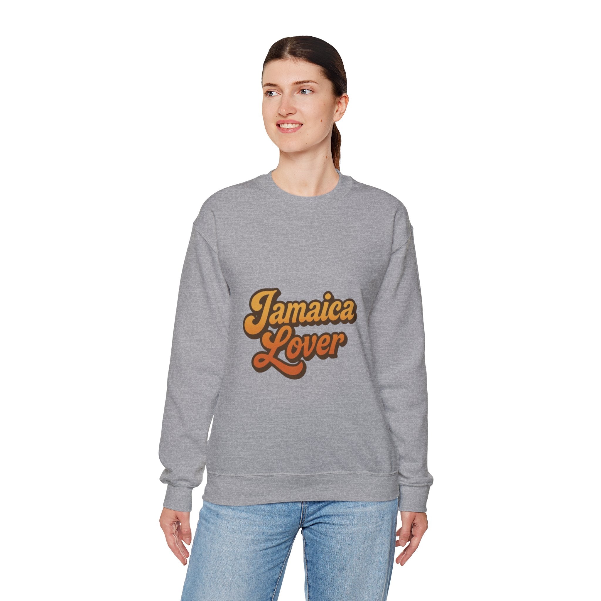 Jamaica Lover Sweatshirt — Retro Tropical Crewneck for Travel & Island Lovers