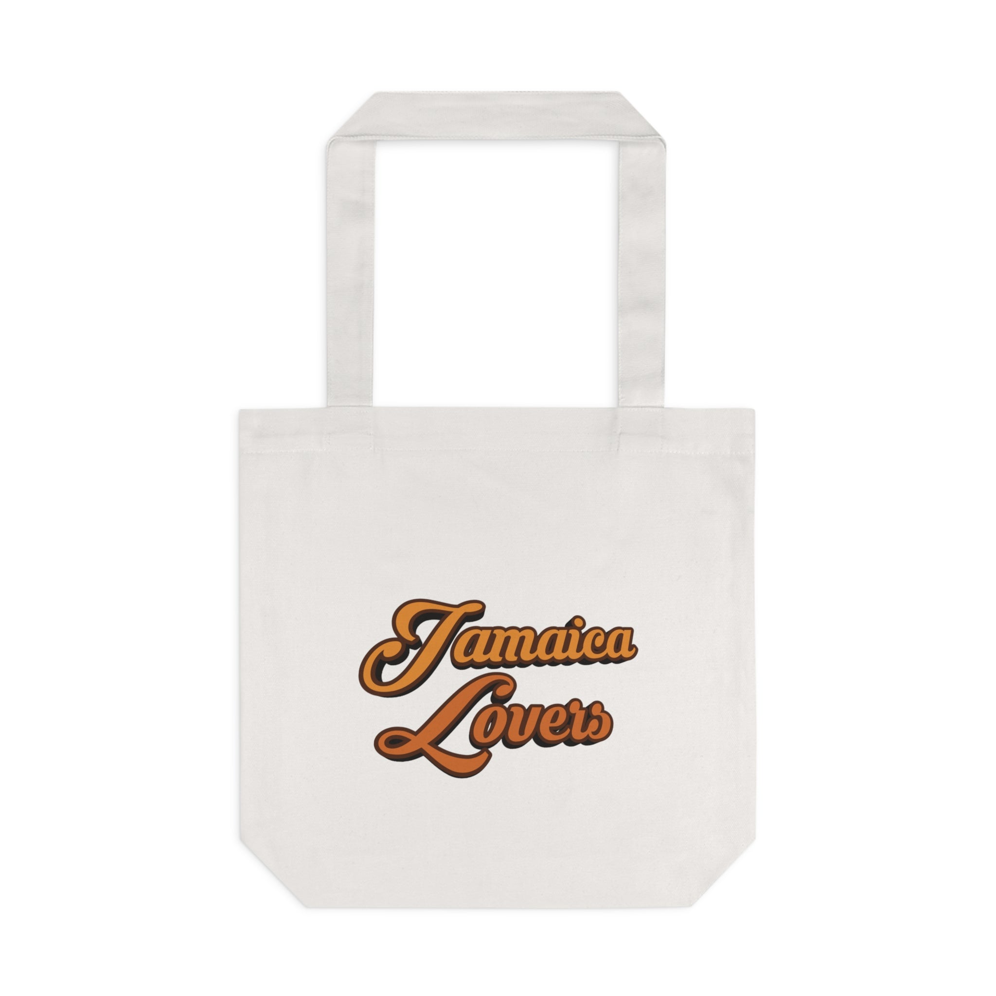 Jamaica Lovers Cotton Tote Bag | Reusable Grocery Bag, Beach Bag, Travel Tote, Gift for Travelers, Eco-Friendly Tote