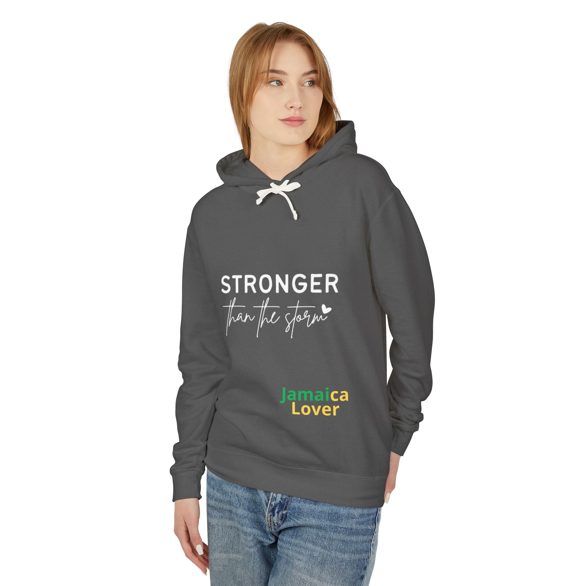 Stronger Than the Storm Jamaica Lover Hoodie