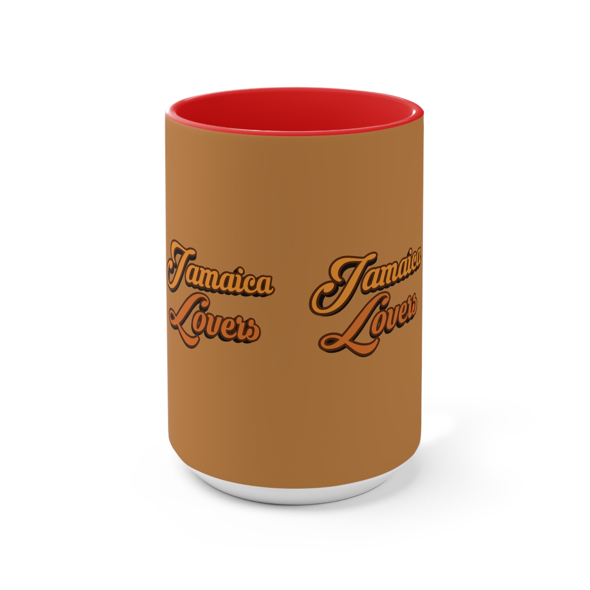 Jamaica Lovers Accent Mug, Coffee Cup for Island Enthusiasts, Gift for Coffee Lovers, Tropical Drinkware, Caribbean-Inspired Mug