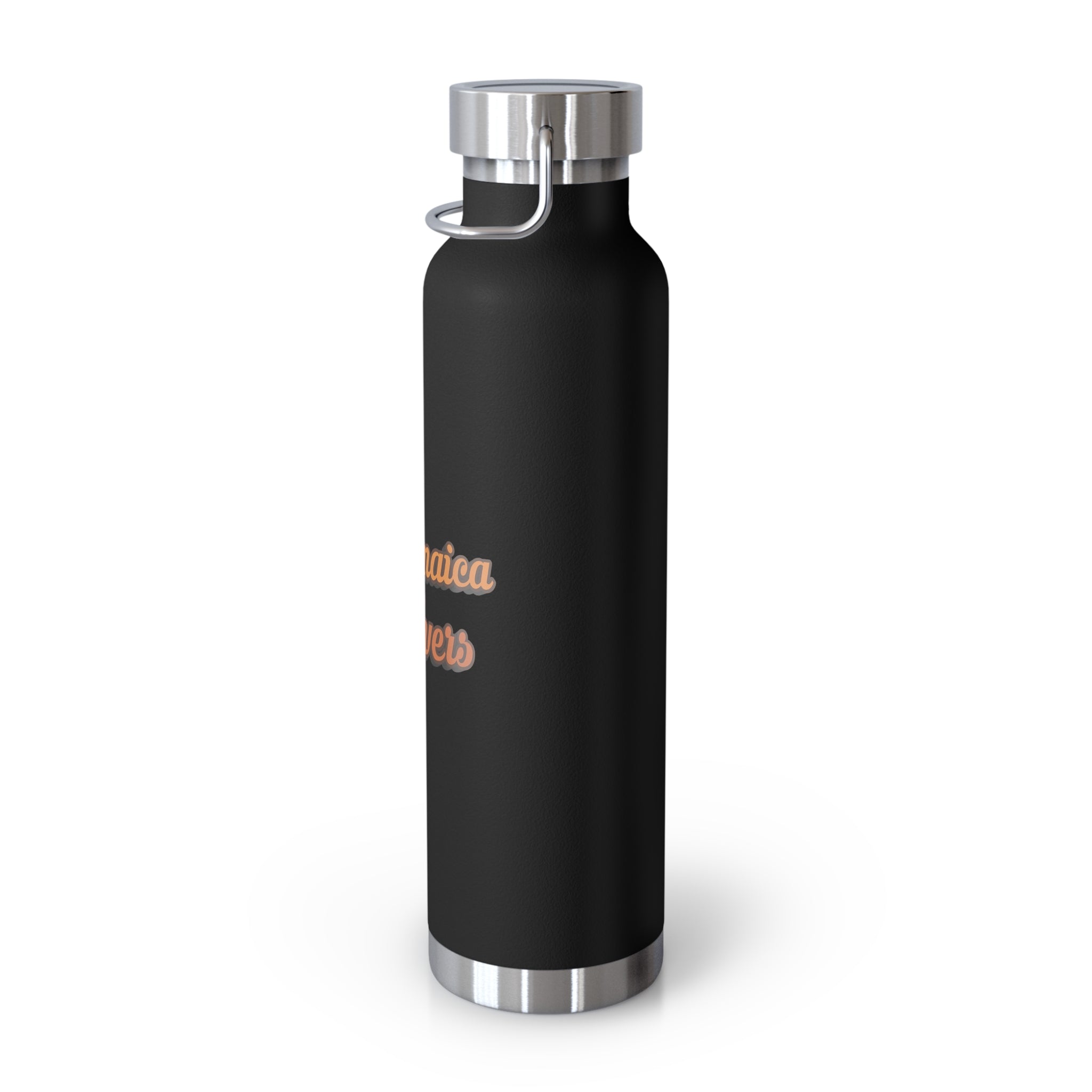 Jamaican Lovers Water Bottle, 22oz Copper Insulated Bottle, Travel Tumbler, Gifts for Friends, Hydration Bottle, Summer Vibes
