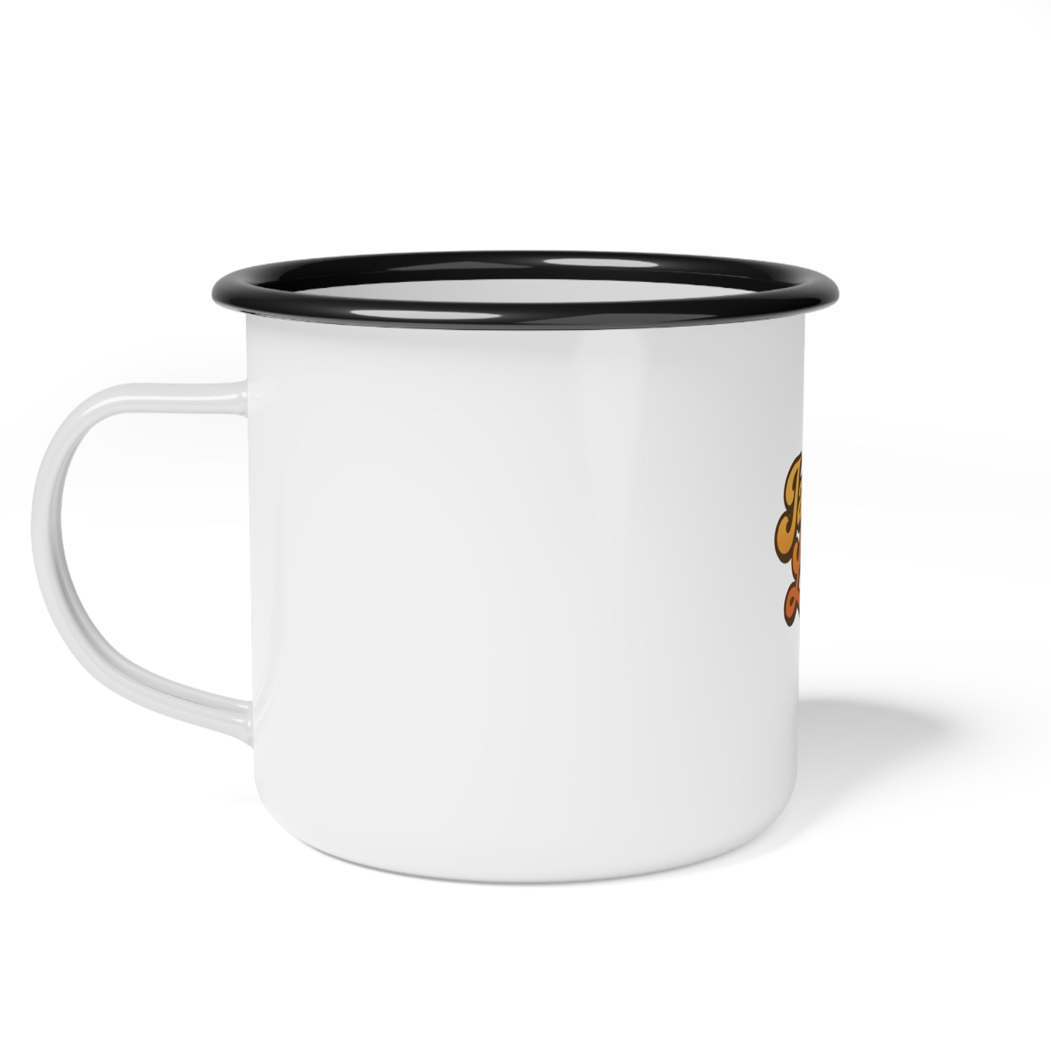 Enamel Camp Cup — 'Jamaica Lover' Retro Travel Mug