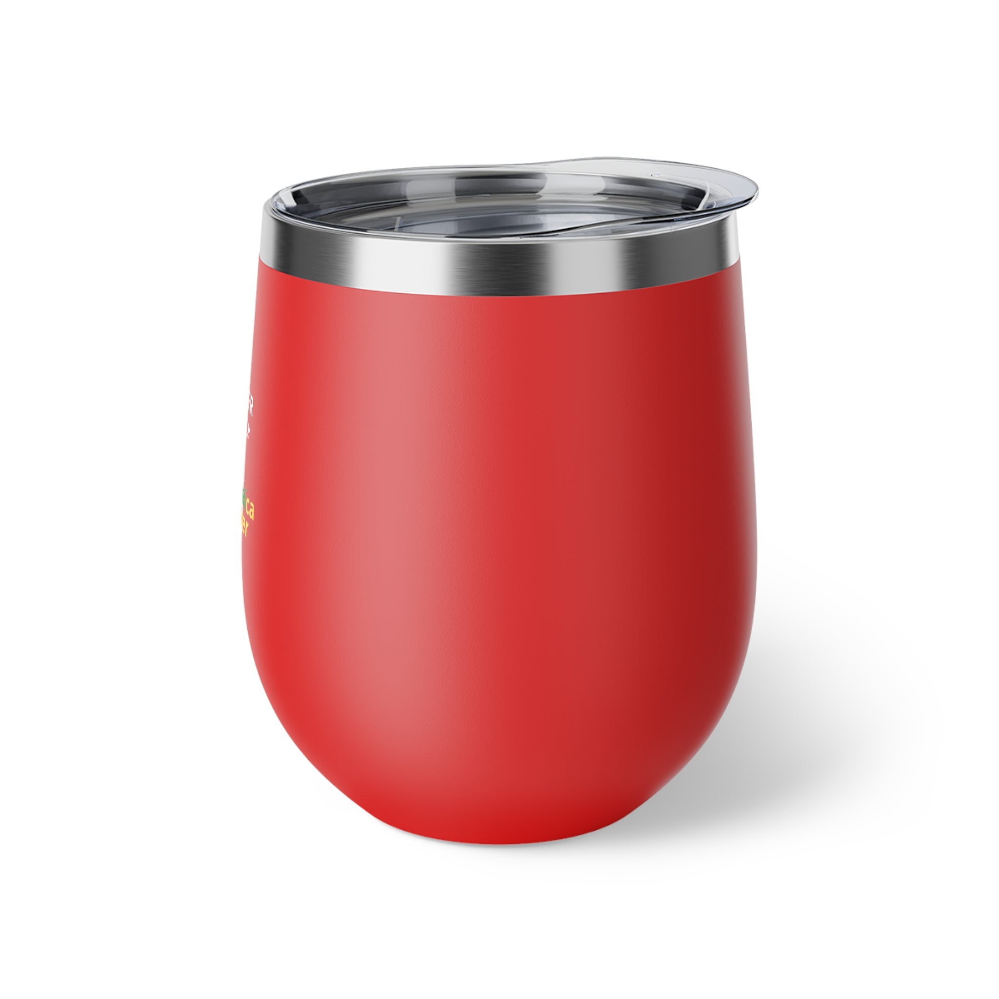 Insulated 12oz Copper Tumbler — "Stronger Than the Storm" Jamaica Lover Design