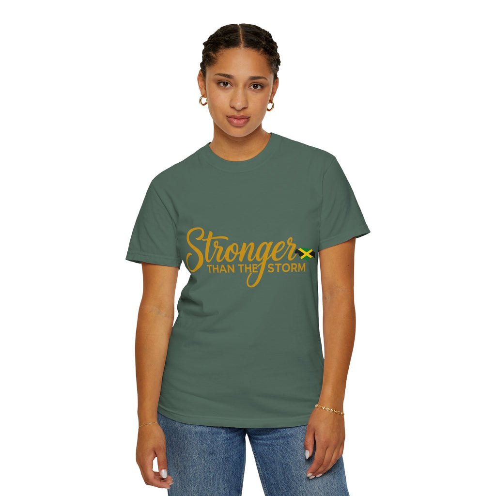 Stronger Than The Storm T-Shirt — Jamaica Resilience Tee