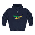 Jamaica Lover Zip Hoodie – Reggae Flag Colors Travel & Pride Sweatshirt