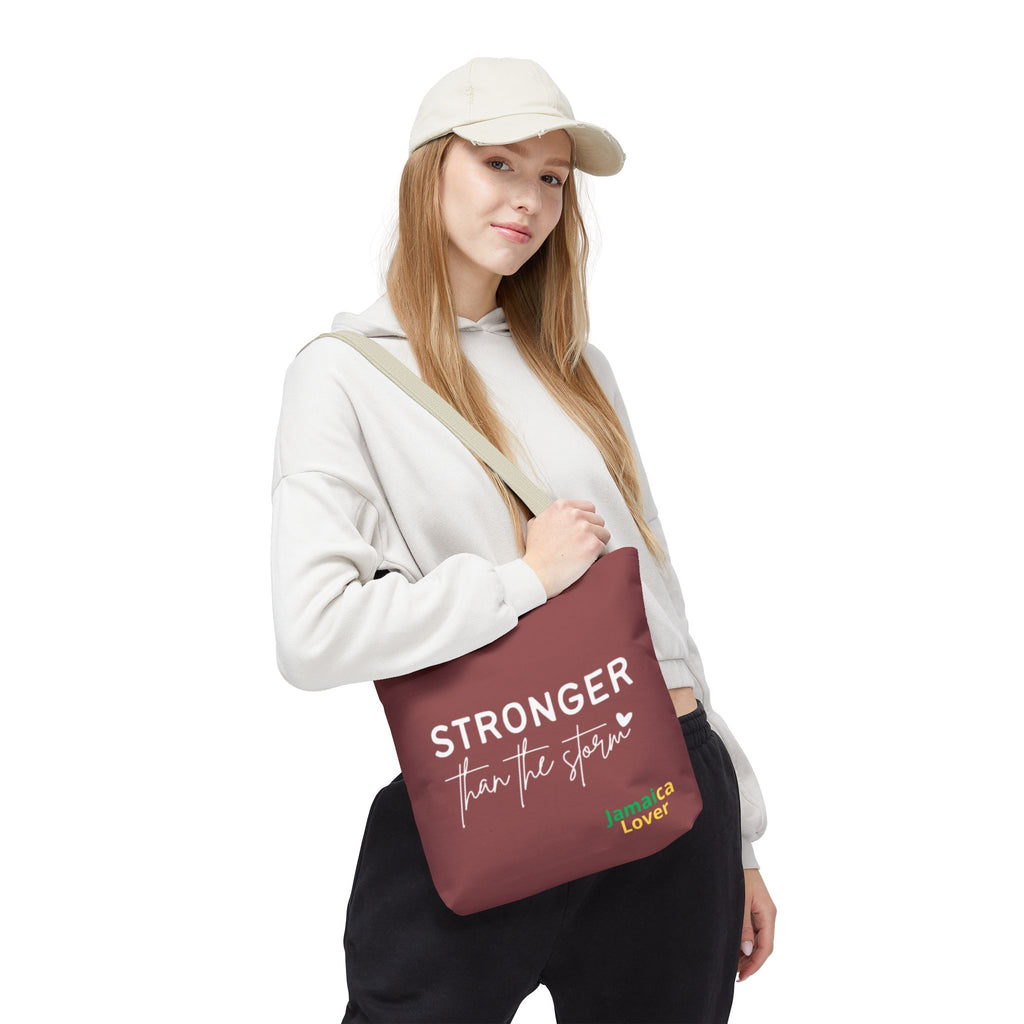Stronger Than The Storm Jamaica Lover Tote Bag