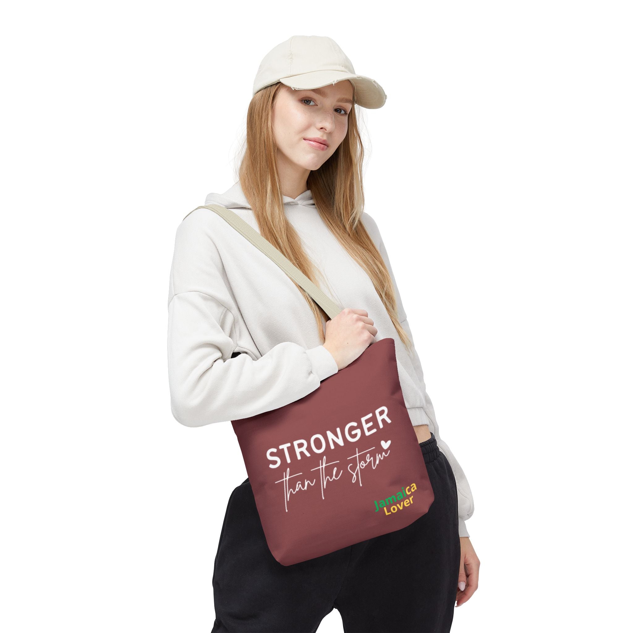 Stronger Than The Storm Jamaica Lover Tote Bag