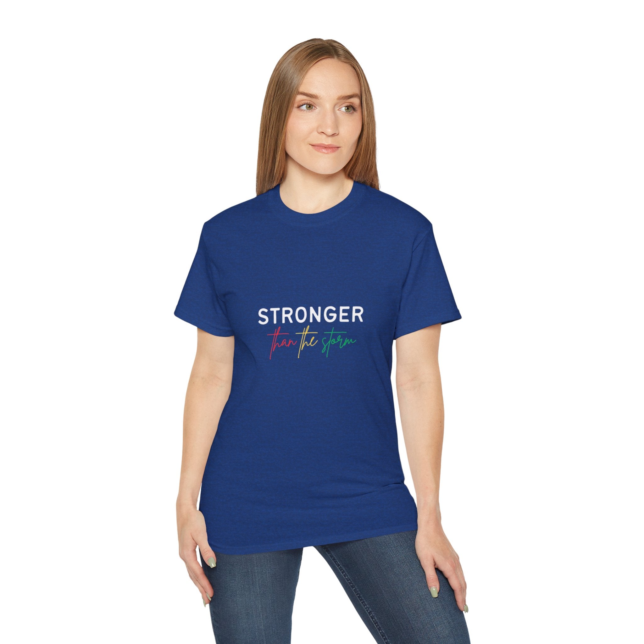 Stronger Than The Storm T-Shirt — Resilience Motivational Tee