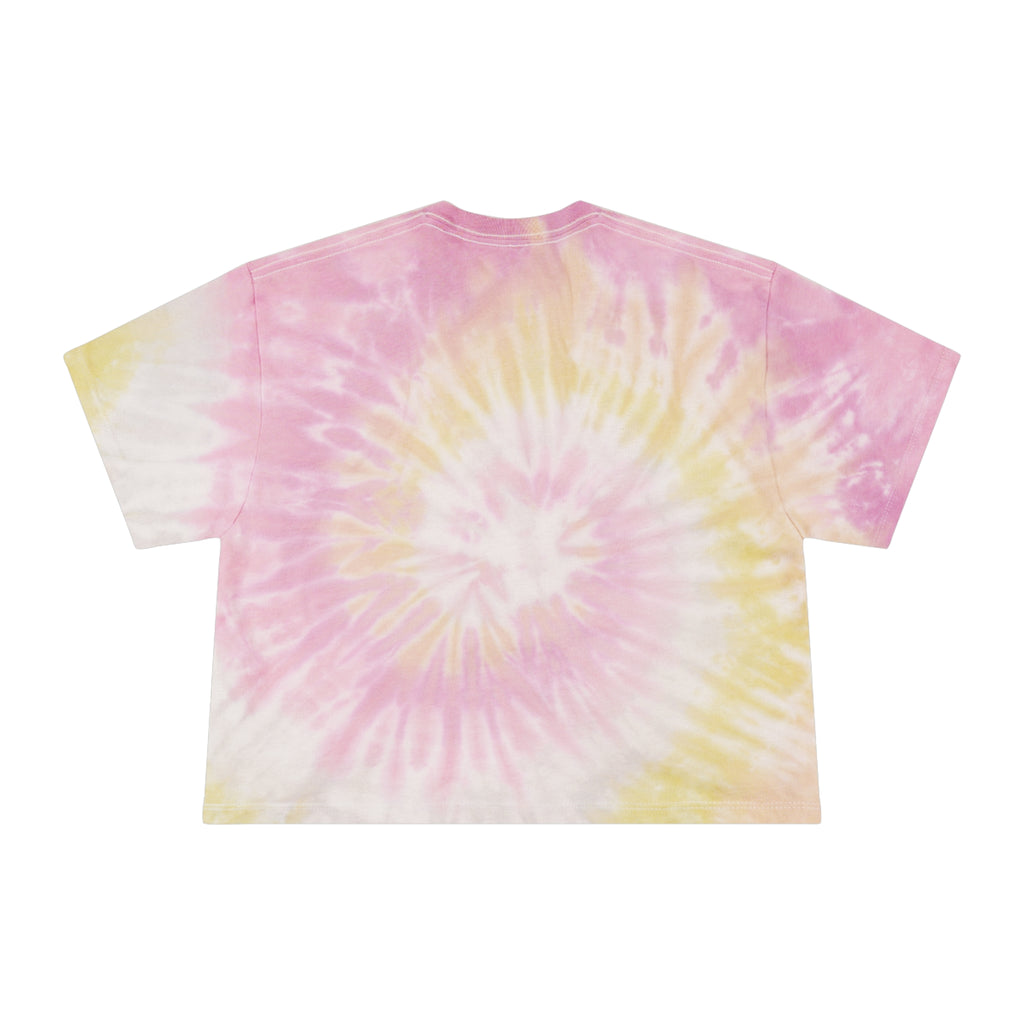 Jamaica Lover Tie-Dye Crop Tee — Women's Tropical Vacation Top