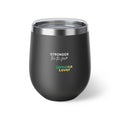 Insulated 12oz Copper Tumbler — "Stronger Than the Storm" Jamaica Lover Design
