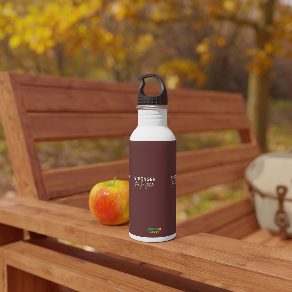 Stainless Steel Water Bottle — "Stronger from the Struggle" Inspirational Sports Bottle