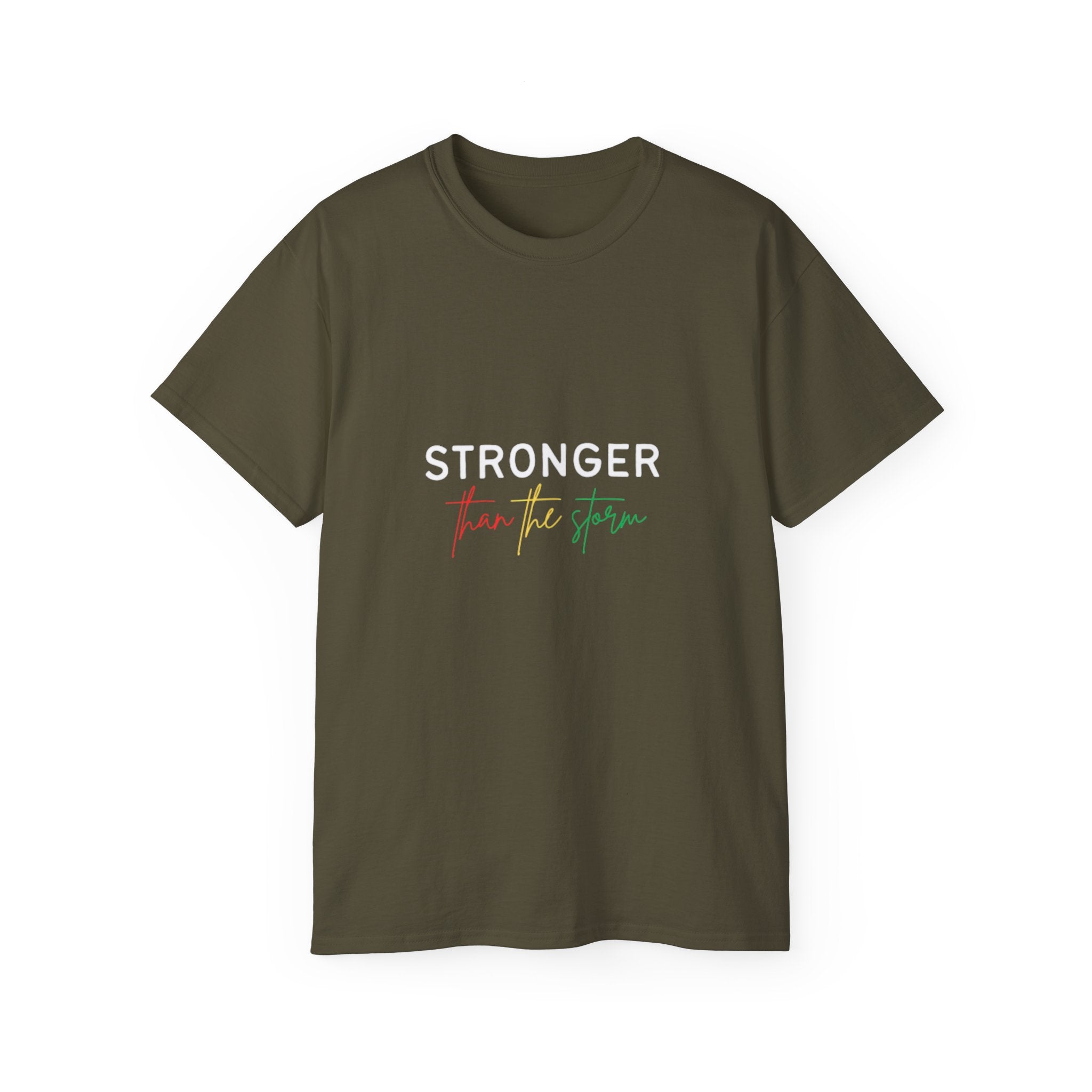 Stronger Than The Storm T-Shirt — Resilience Motivational Tee